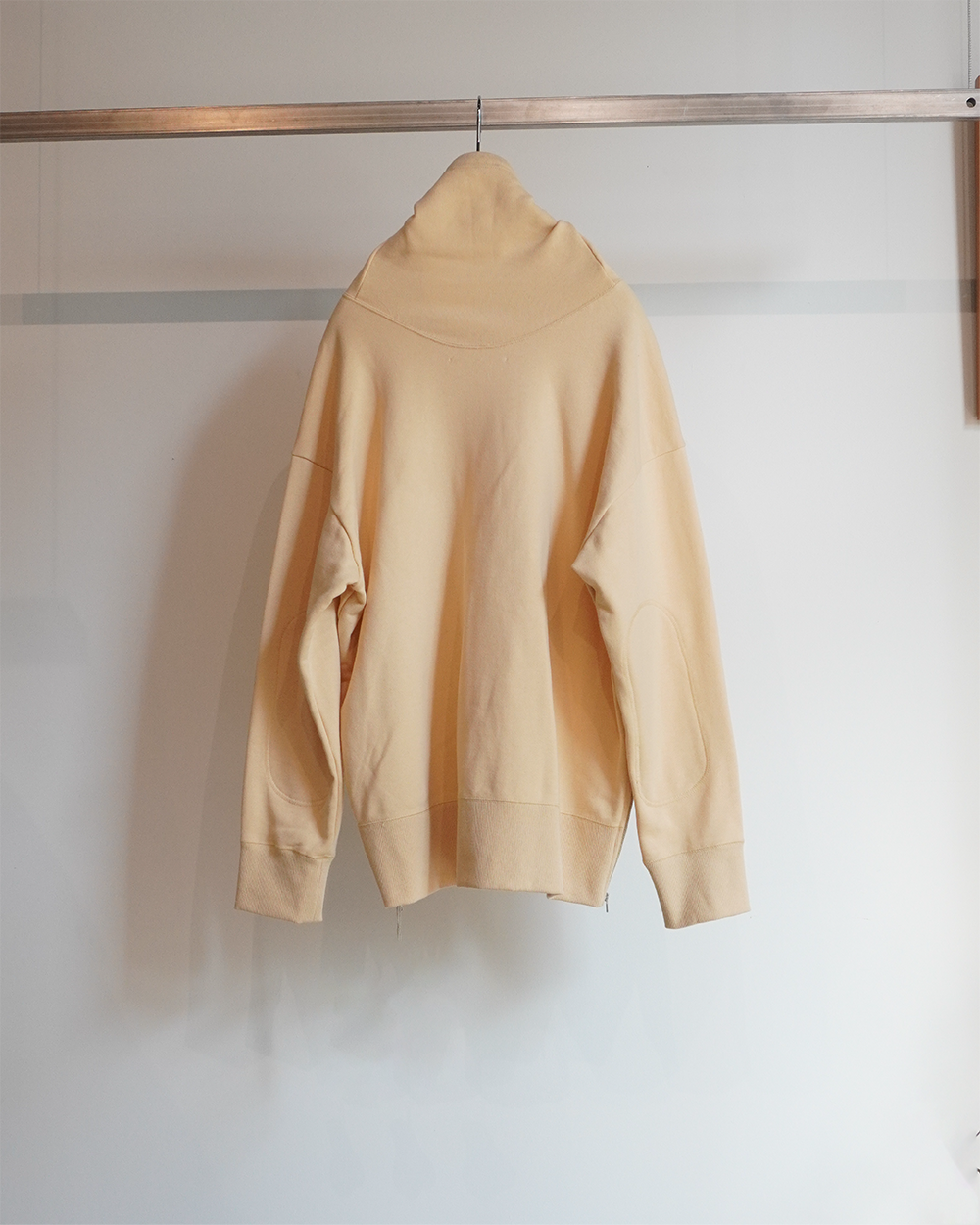 Drawstring High Neck Sweat PO(Egg)