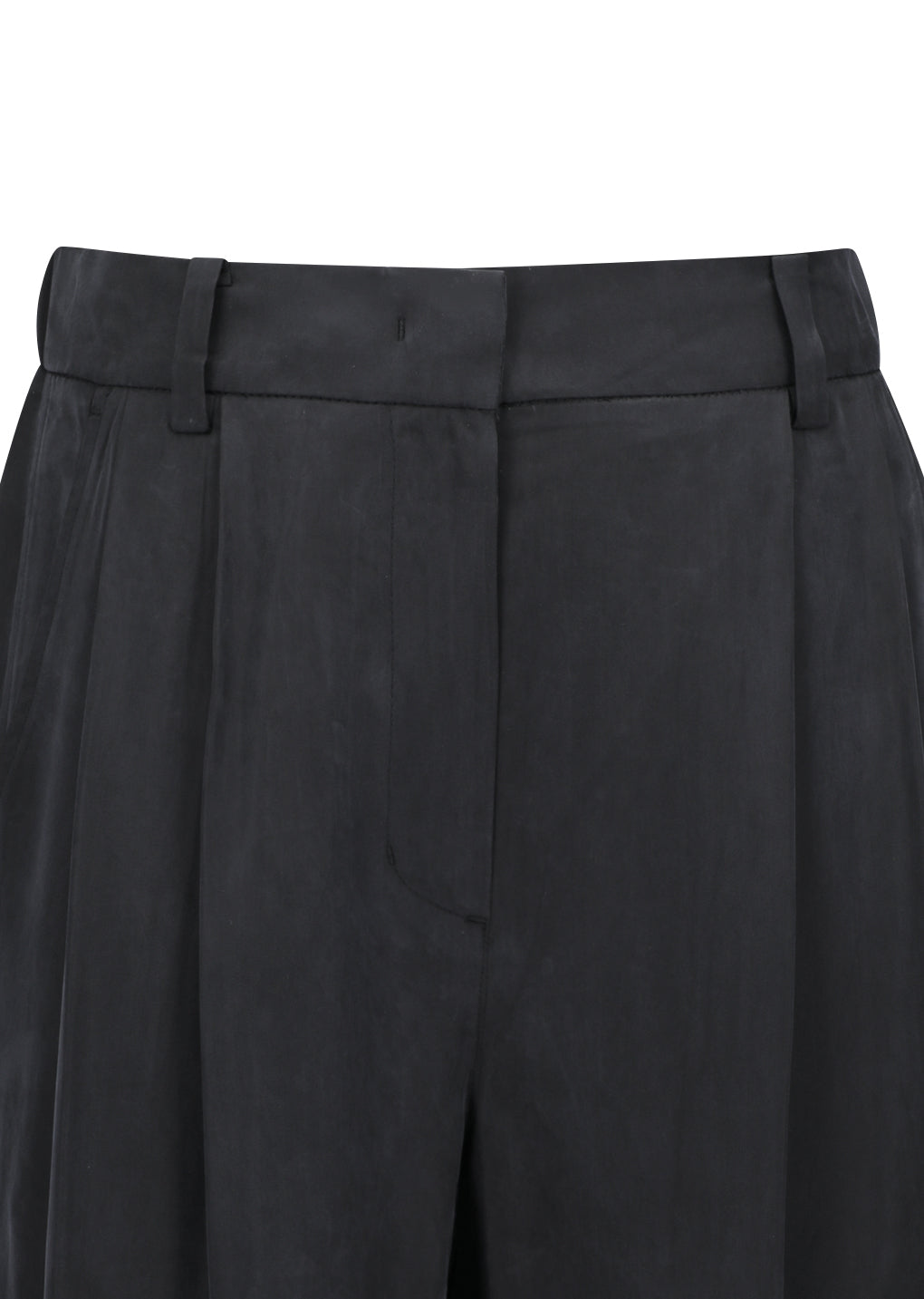 WOMEN'S CUPRO TWO TUCK WIDE PANTS
