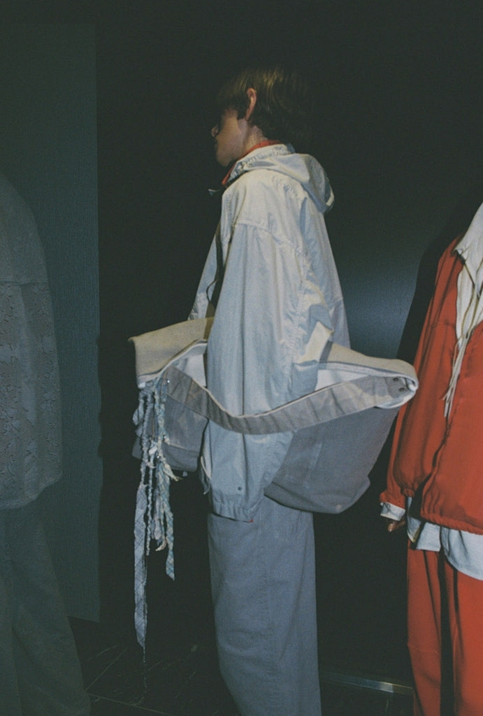 ANCELLM with This is a(n) C/R DUCK BAG (GREIGE)