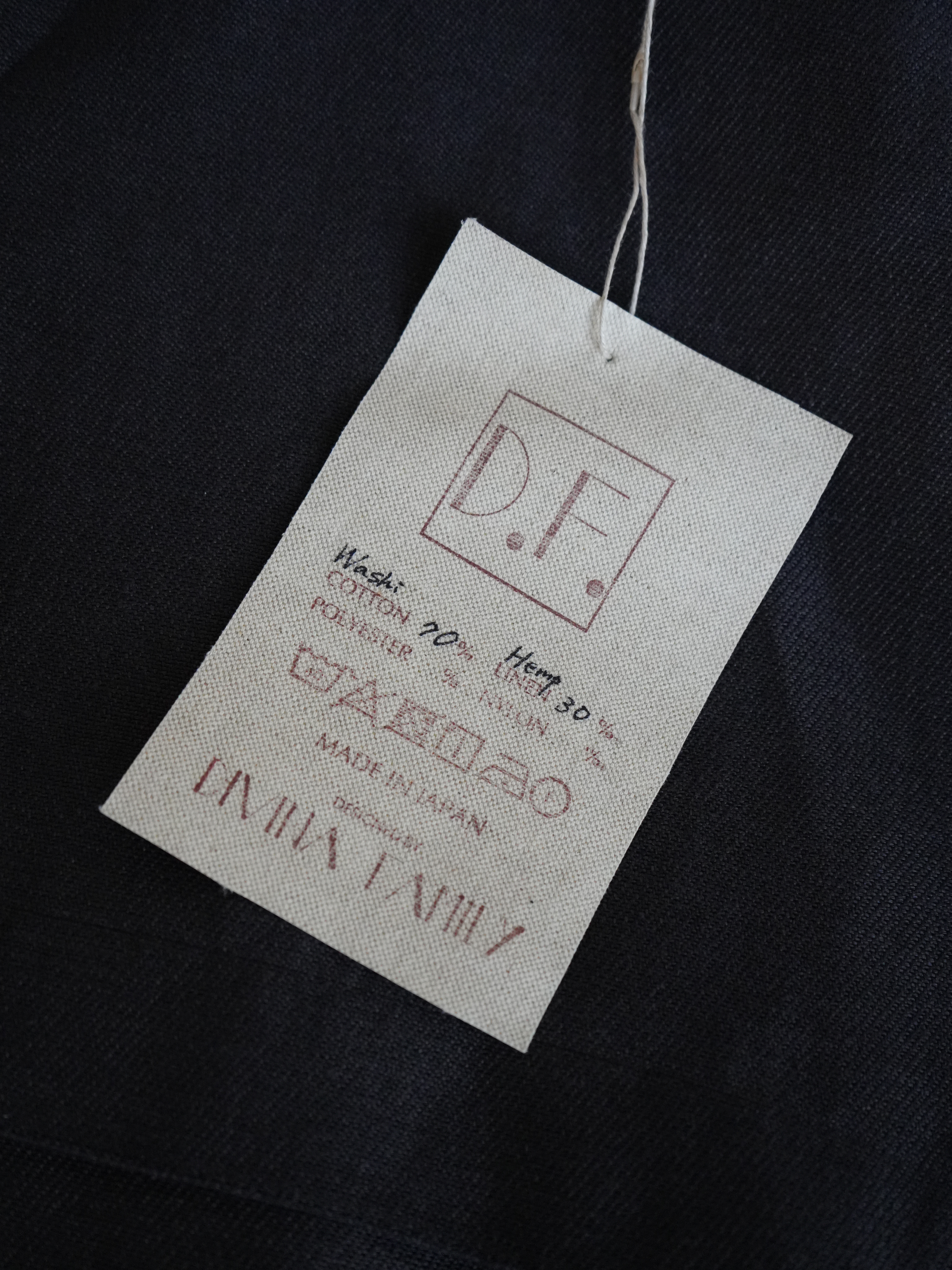washi hemp blouson