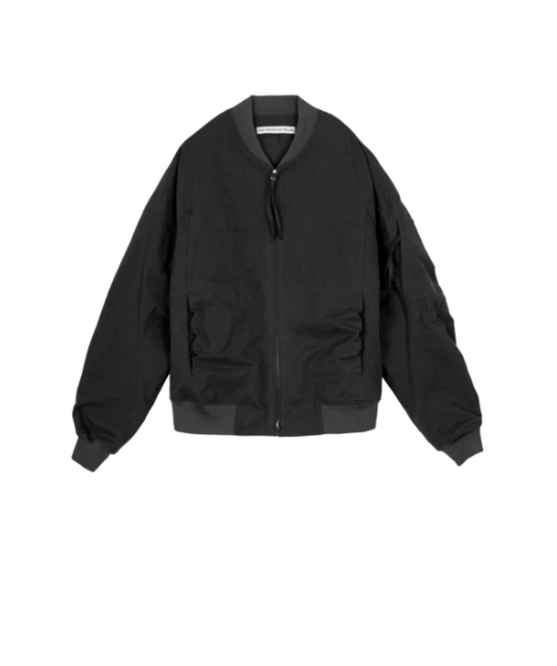 Shirring Bomber(BLACK)