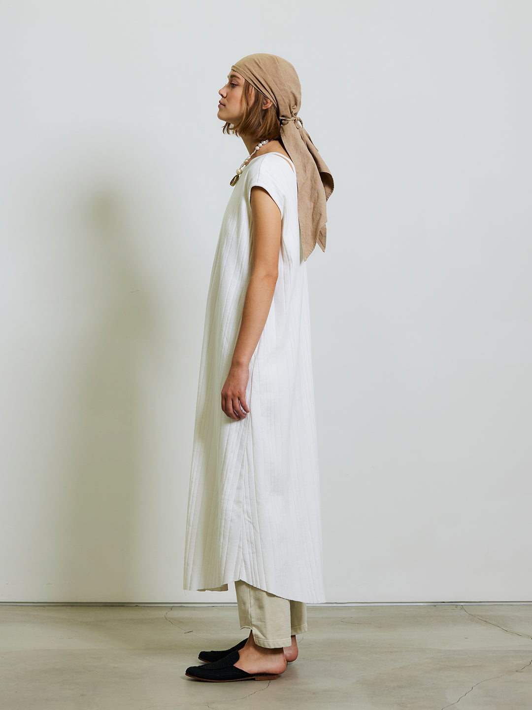 [50%OFF] RANDOM RIB DRESS(OFF WHITE)