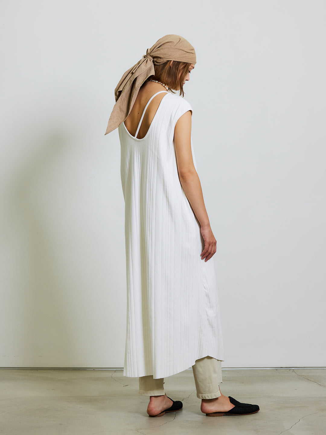 [50%OFF] RANDOM RIB DRESS(OFF WHITE)