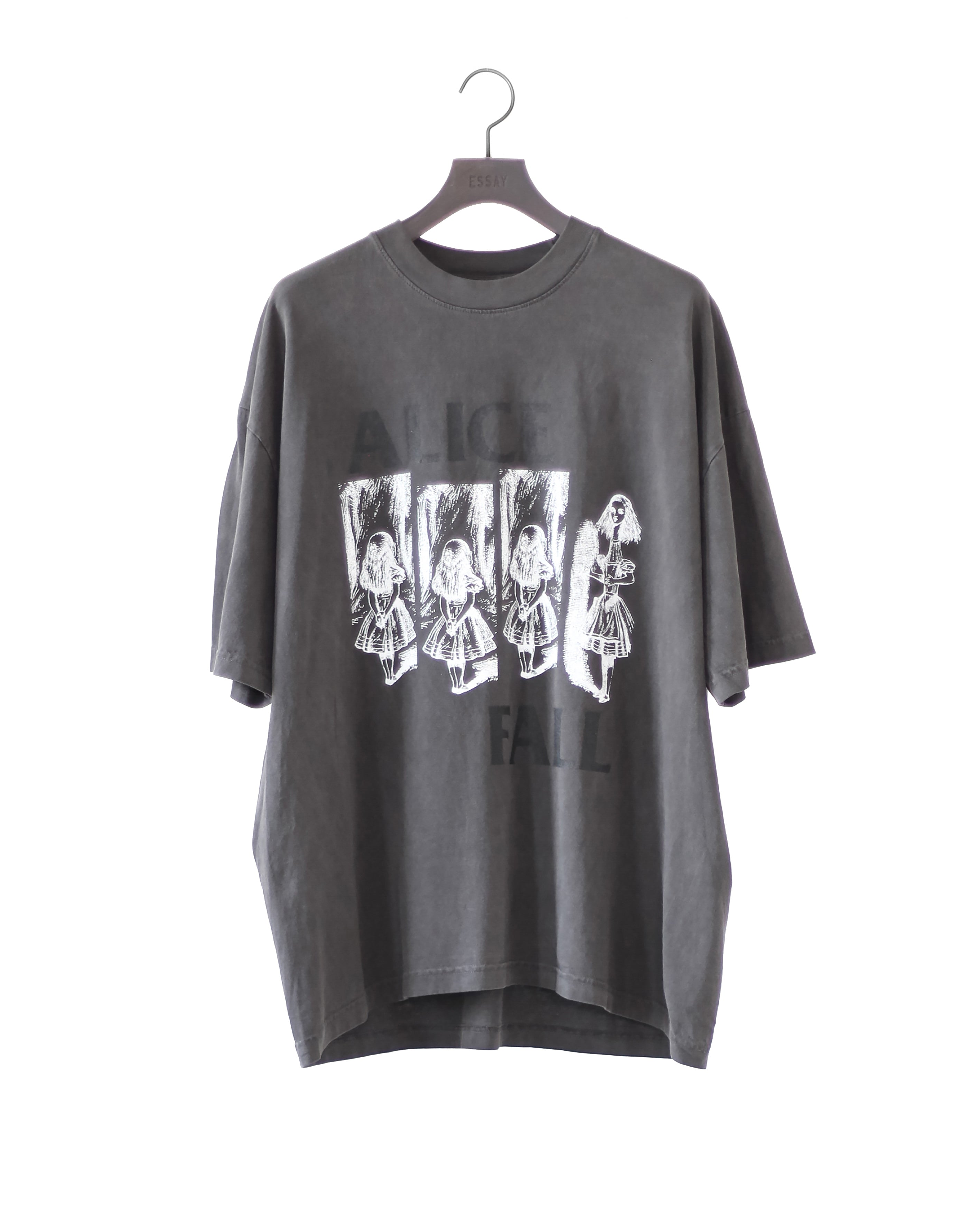 OVERSIZED GARMENT DYE T-SHIRT(ALICE)