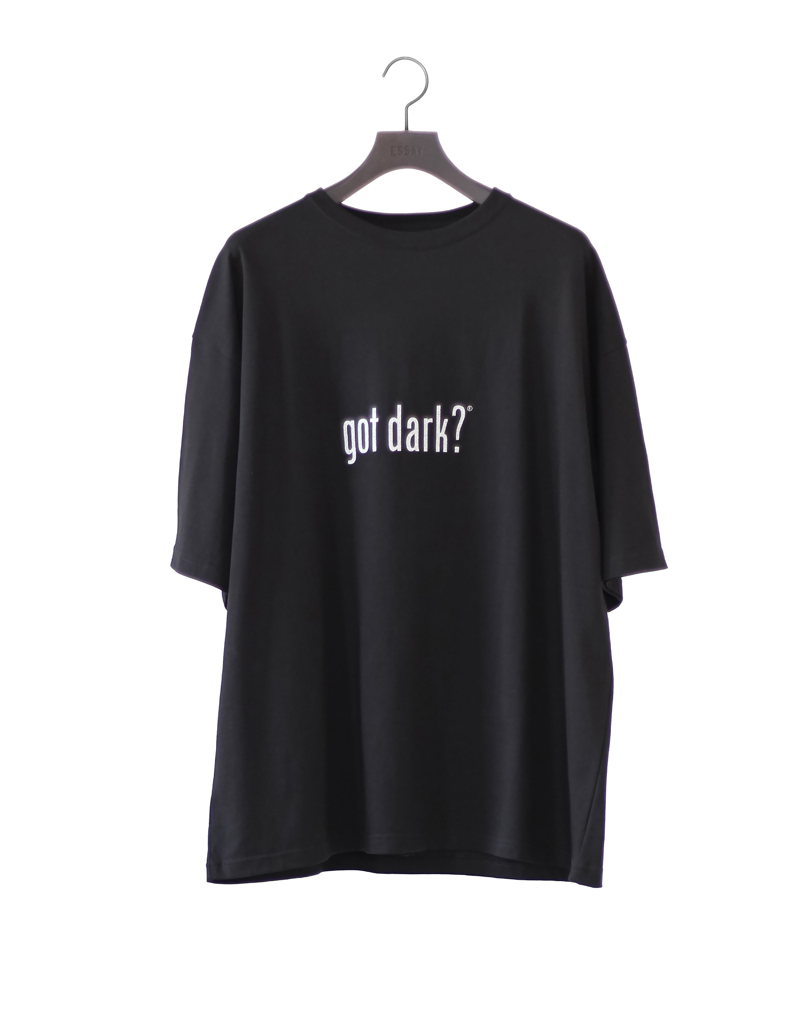OVERSIZED DROP SHOULDER T-SHIRT(GOT DARK?)