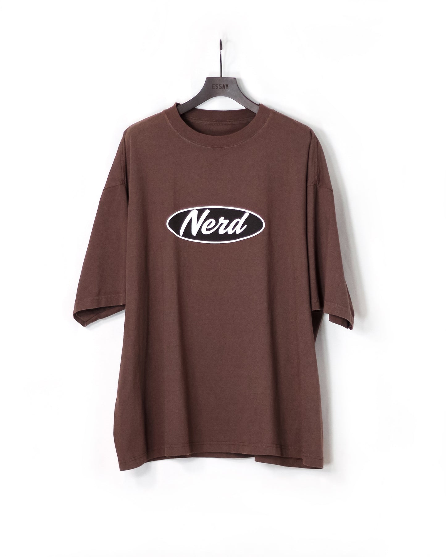 PIGMENT DROP SHOULDER T-SHIRT(BROWN)