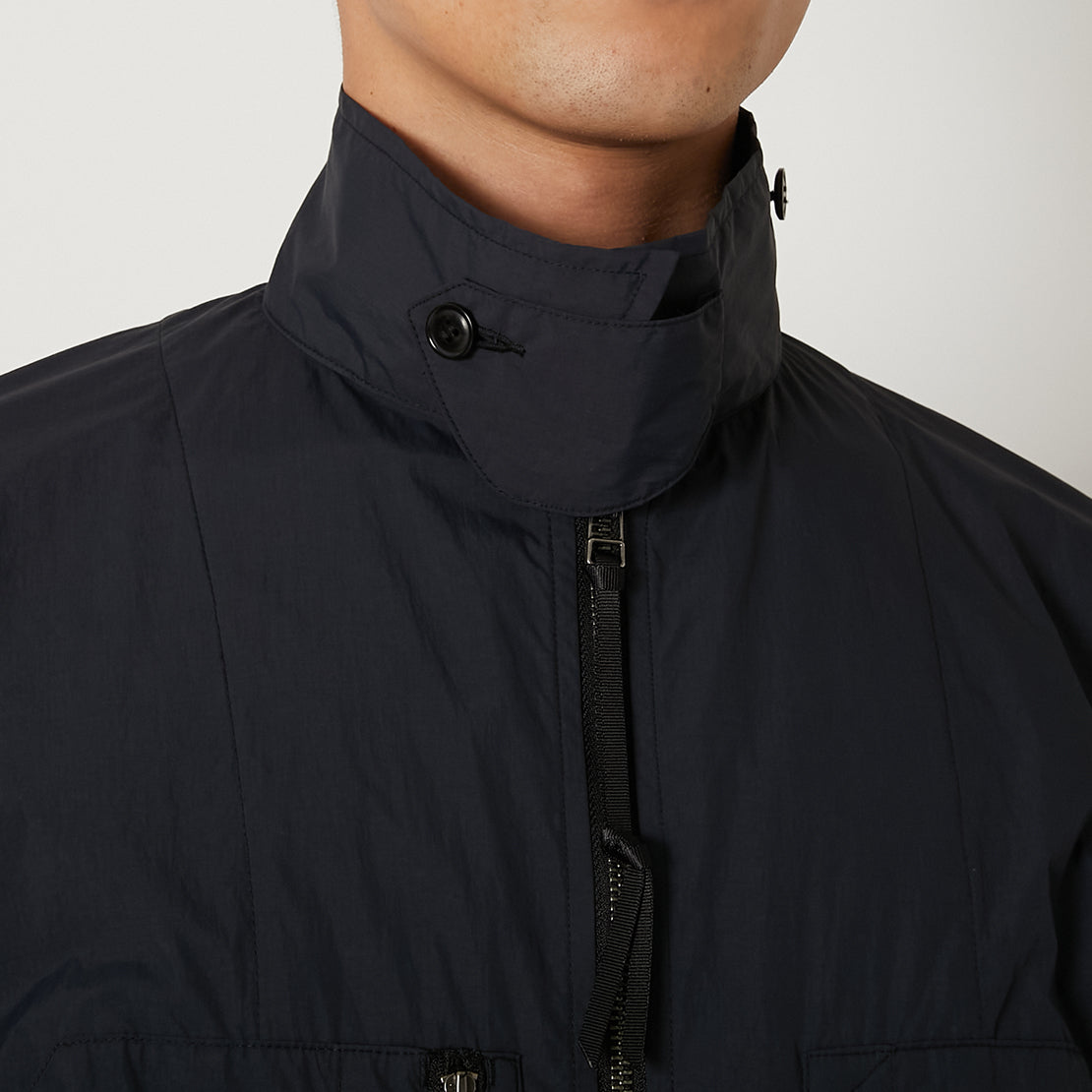 Zip Up Utility Shirt