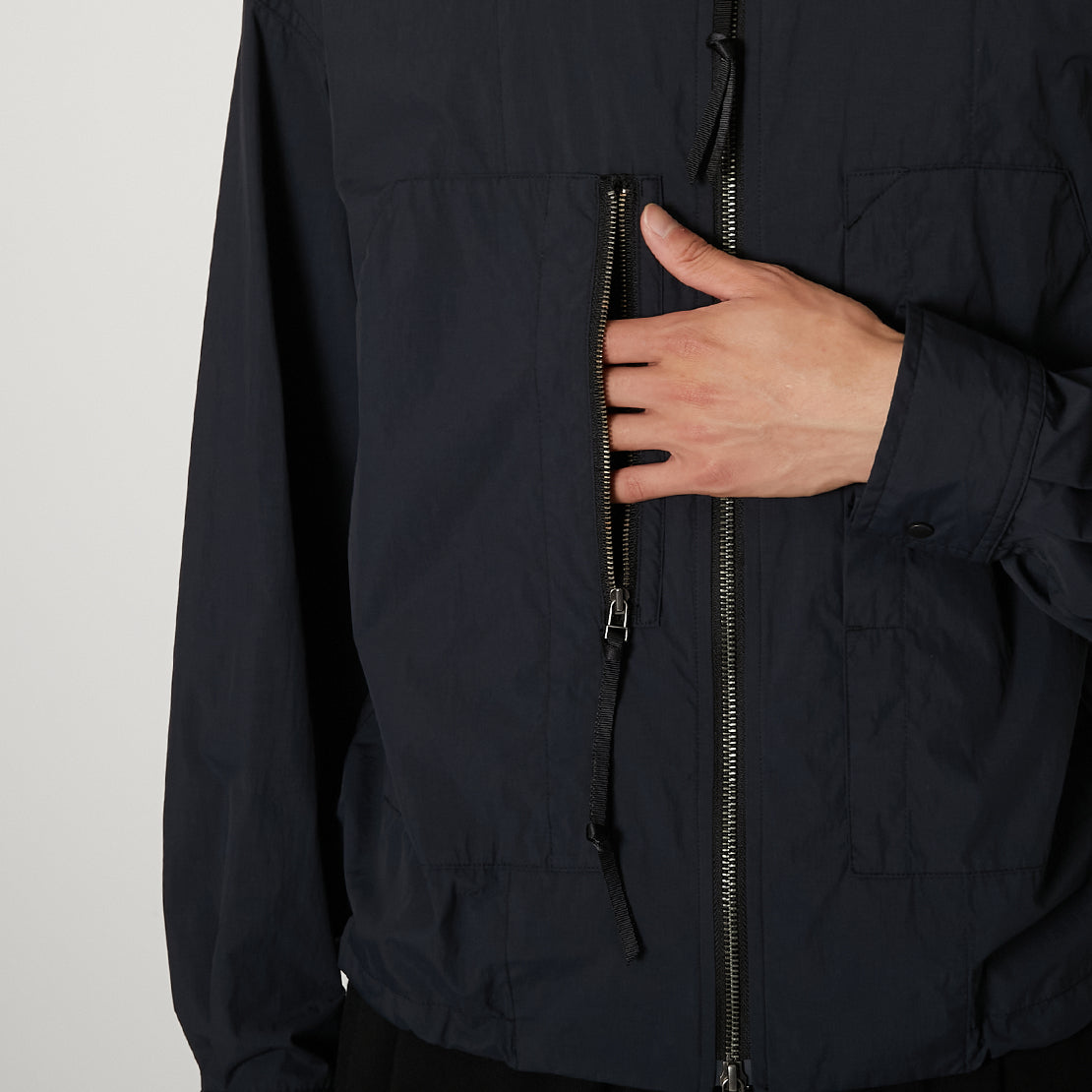 Zip Up Utility Shirt