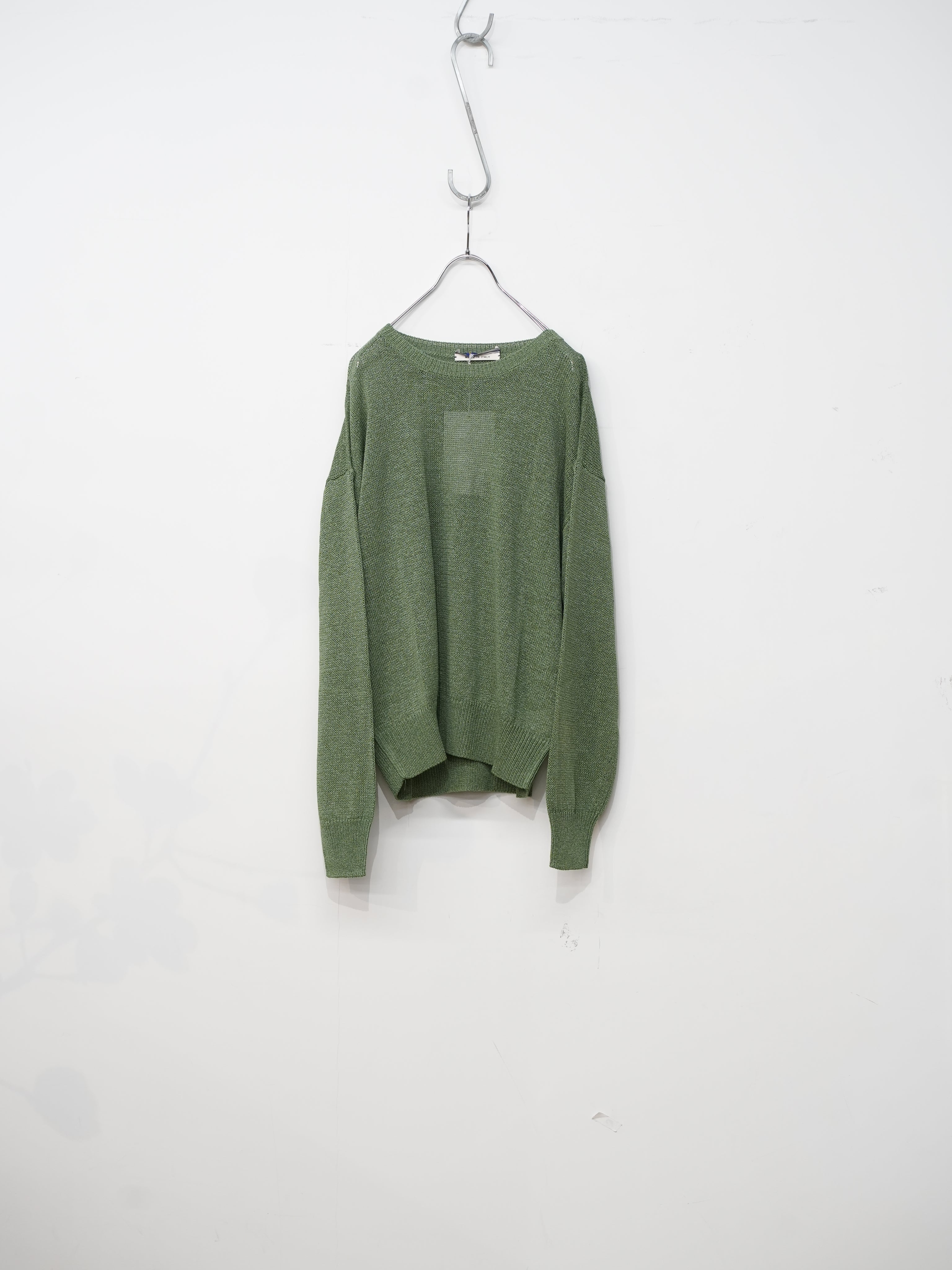 OVERSIZED WASHI PAPER SWEATER(Sauge)