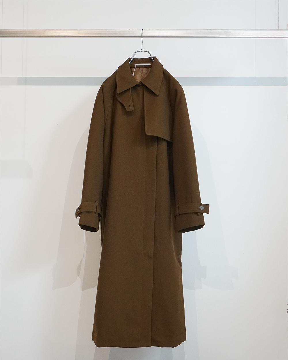 WV Mix Padded Trench Coat(Brown)