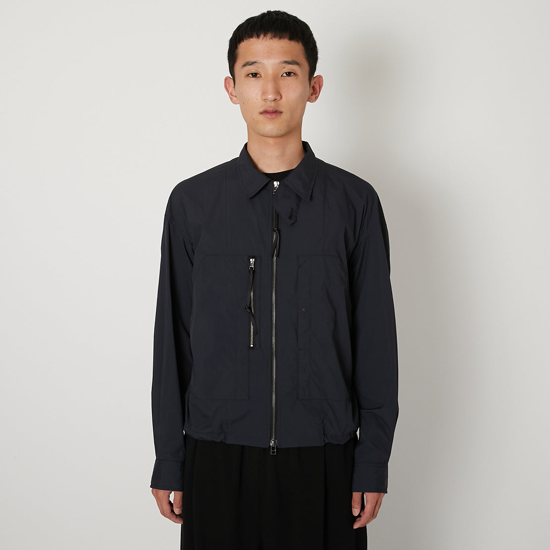 Zip Up Utility Shirt
