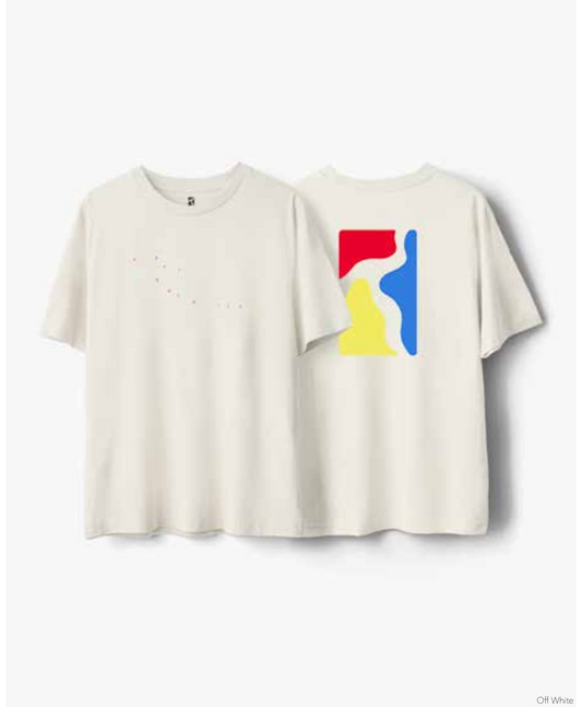 [40%OFF]Color logo T-shirt(Off White)