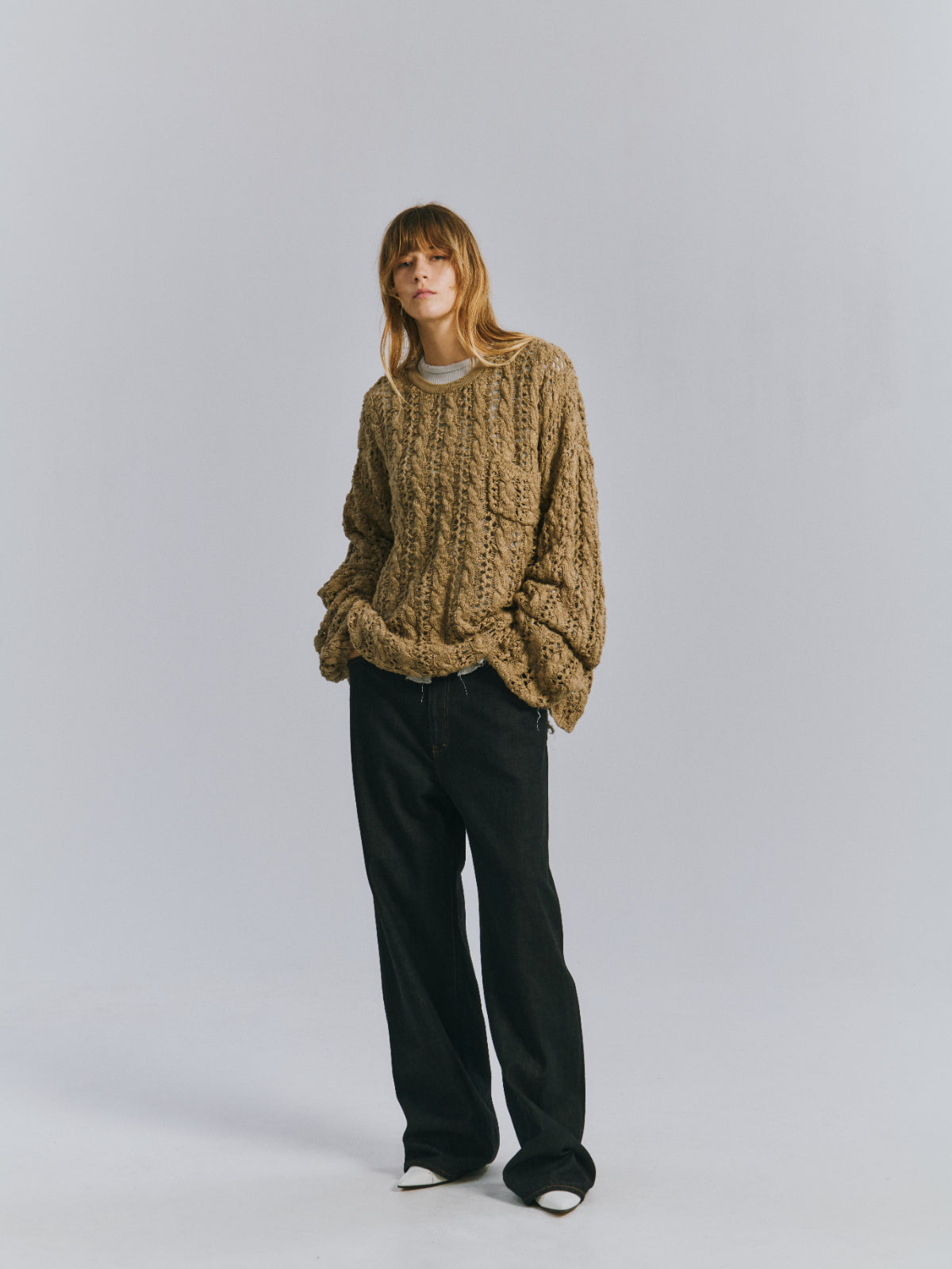 MESH KNIT(BEIGE)