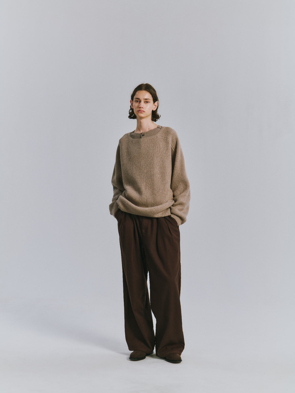 TUCK IN KNIT(BEIGE)