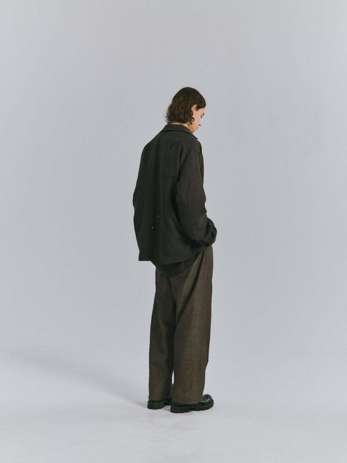 HAKEME WIDE SLACKS(BROWN)