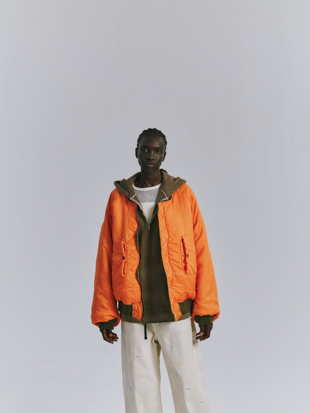 AGING BOMBER JACKET(BLACK)