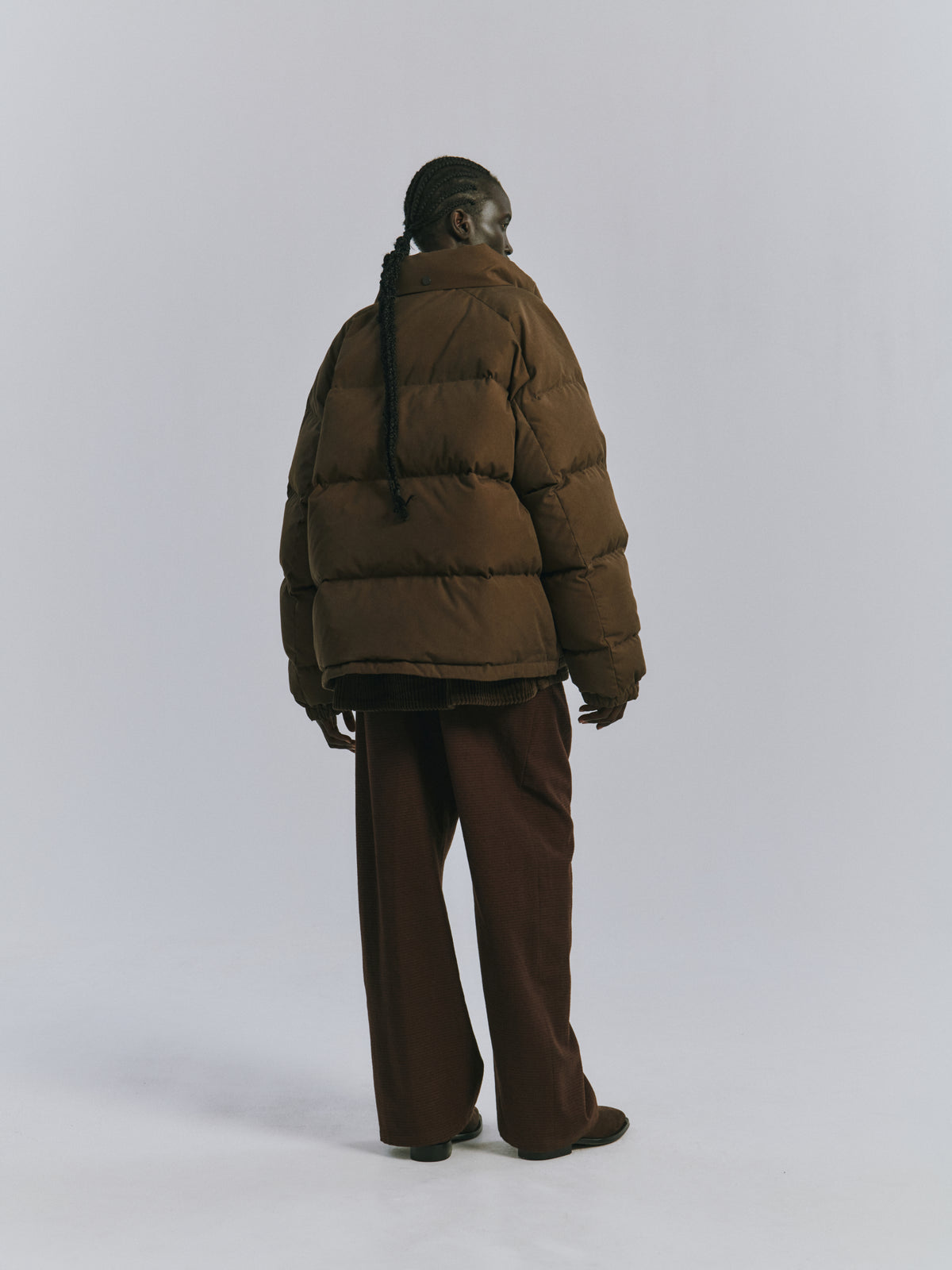 AGING DOWN JACKET(BROWN)