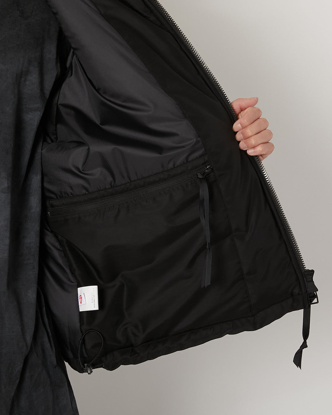 Light Wool Nylon Puffer Jacket