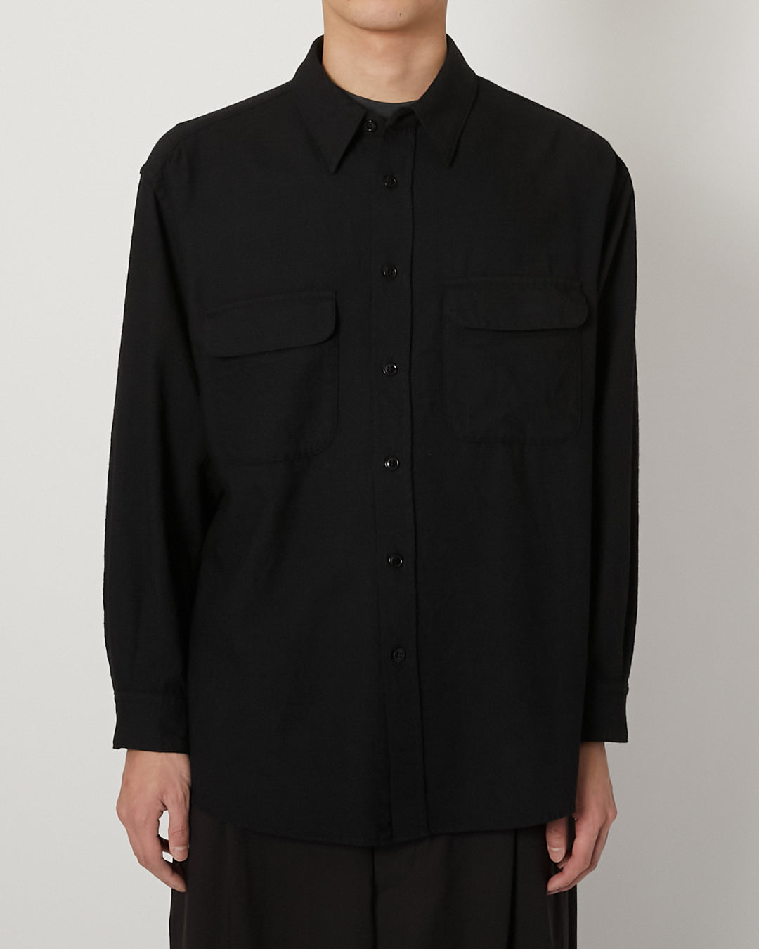 Brushed Techno Wool Shirt