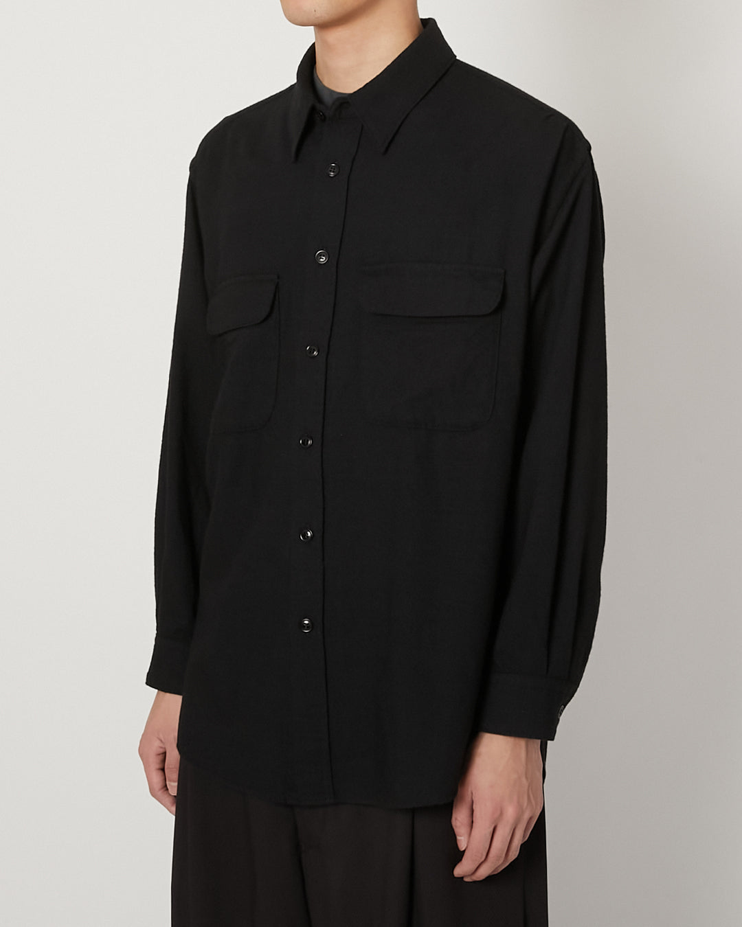 Brushed Techno Wool Shirt