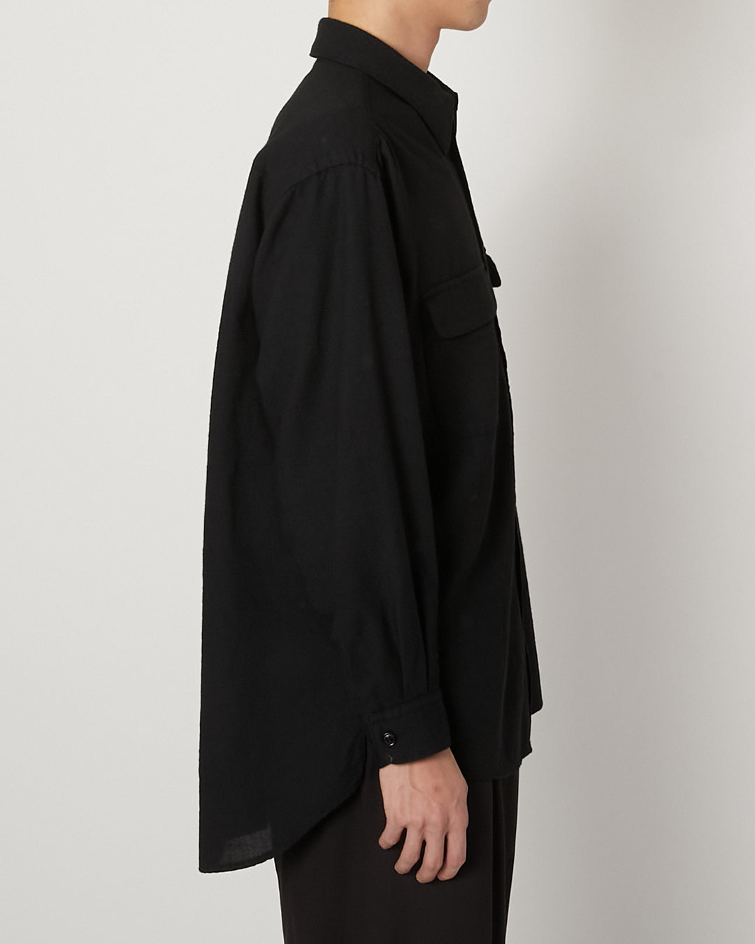 Brushed Techno Wool Shirt