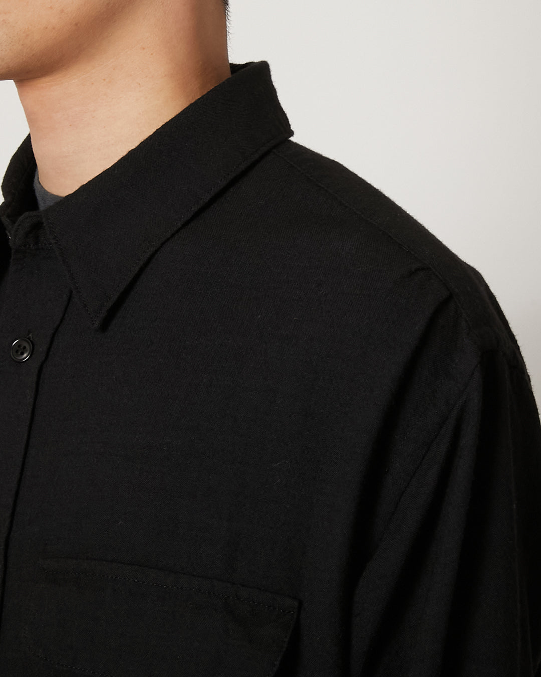 Brushed Techno Wool Shirt