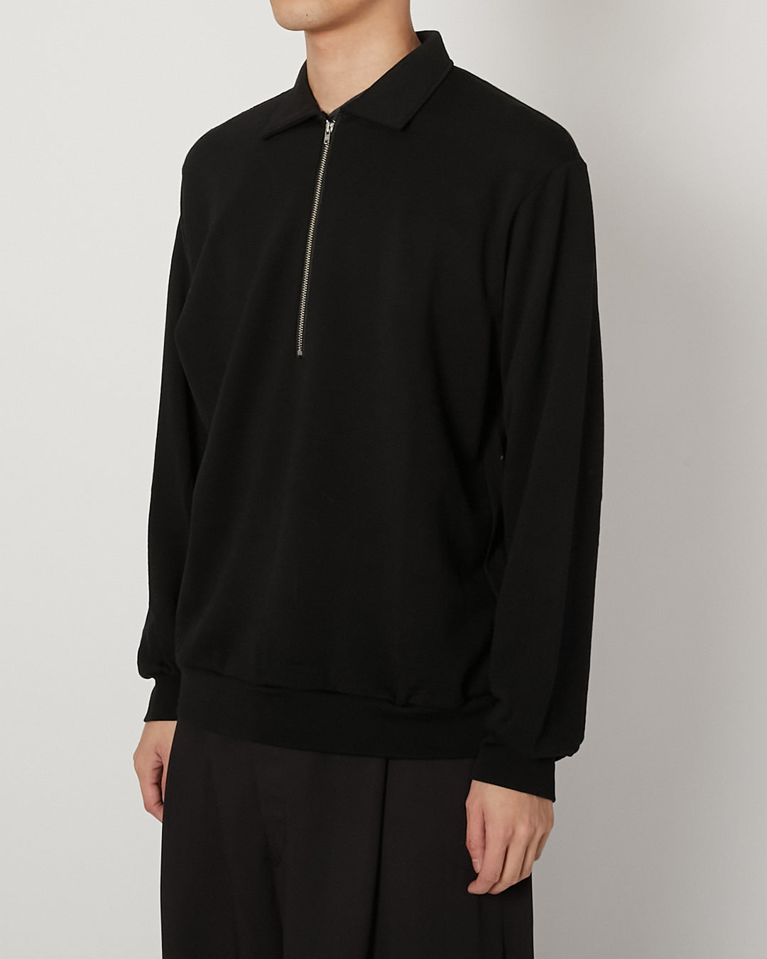 Super 140's Melino Wool Half Zip