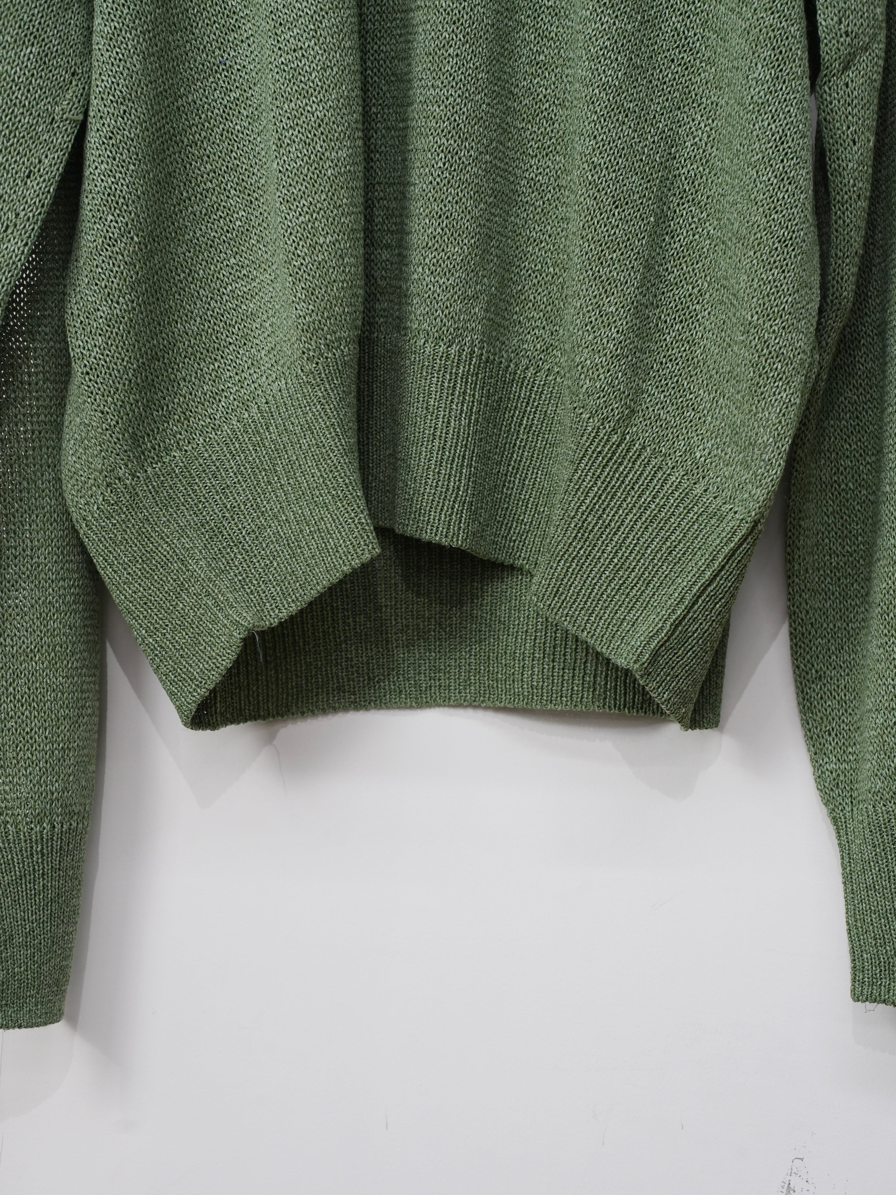 OVERSIZED WASHI PAPER SWEATER(Sauge)