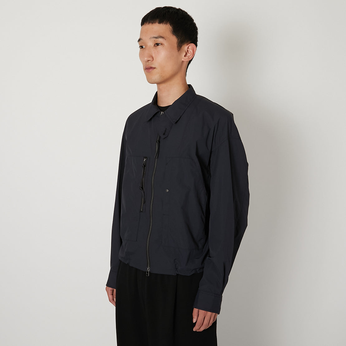 Zip Up Utility Shirt