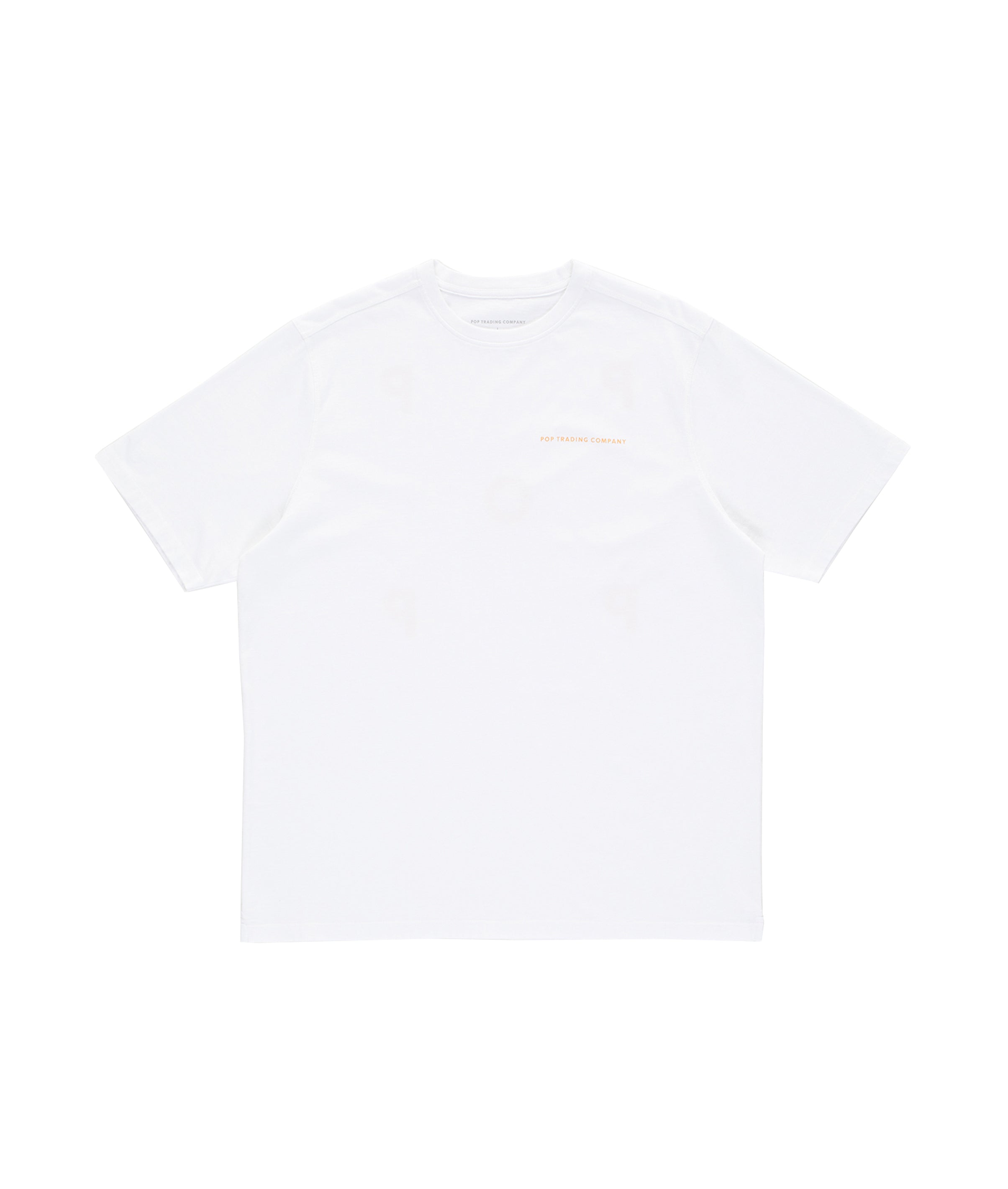 logo t-shirt(white/island poppy)