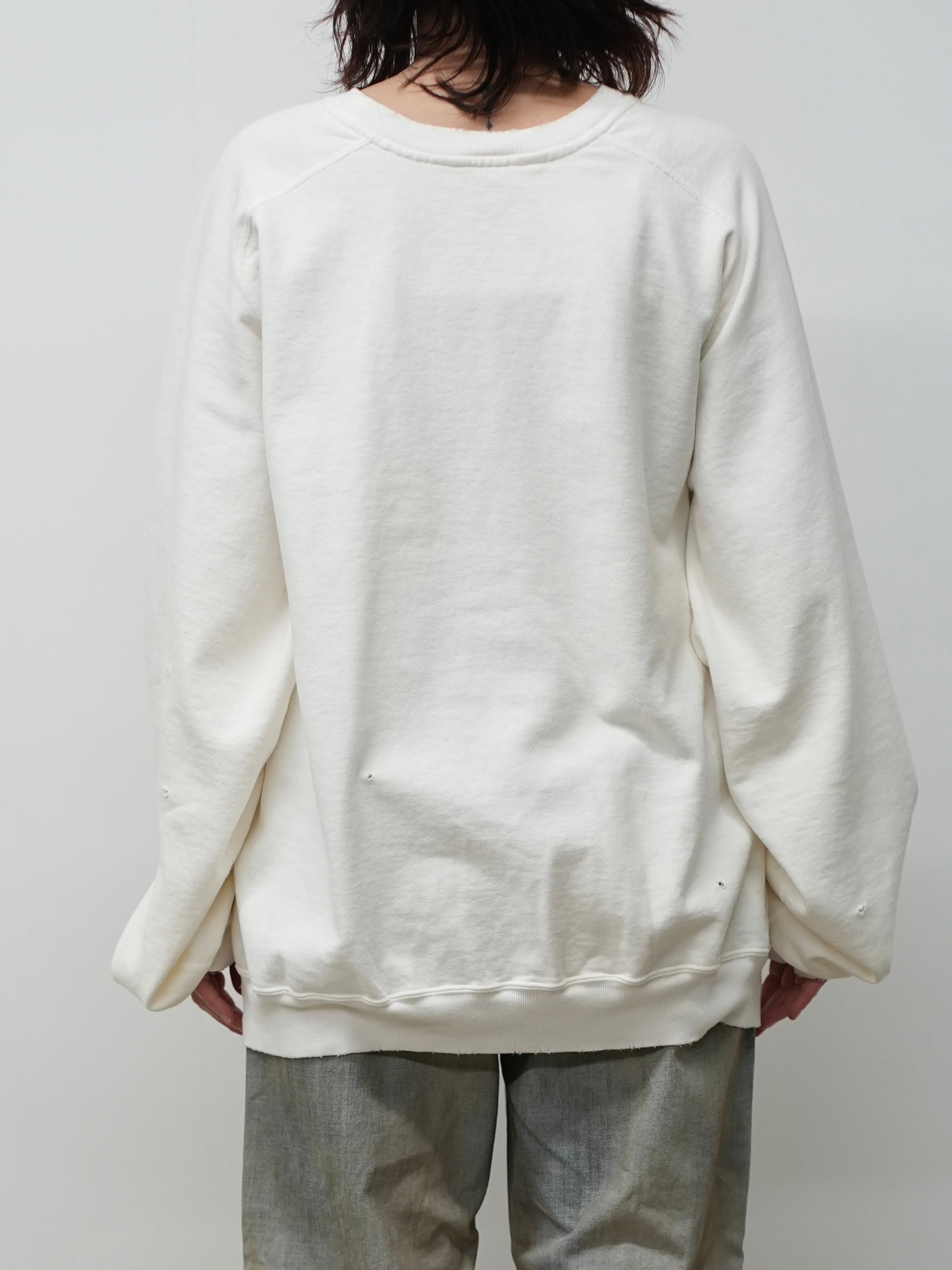 LIGHT LOOP SWEAT SHIRT(WHITE)