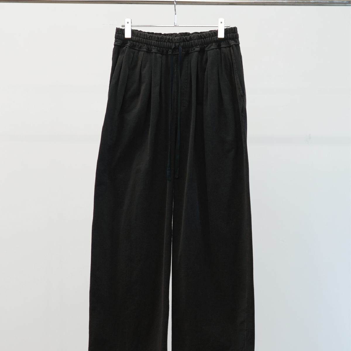 ANCELLM/exclusive】FADED DRAPE WIDE EASY CUT SLACKS EX