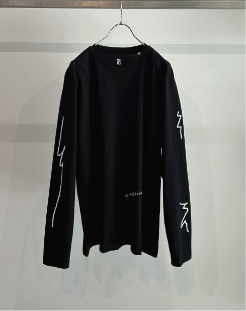 Scribble Long Sleeve Shirt (Black)