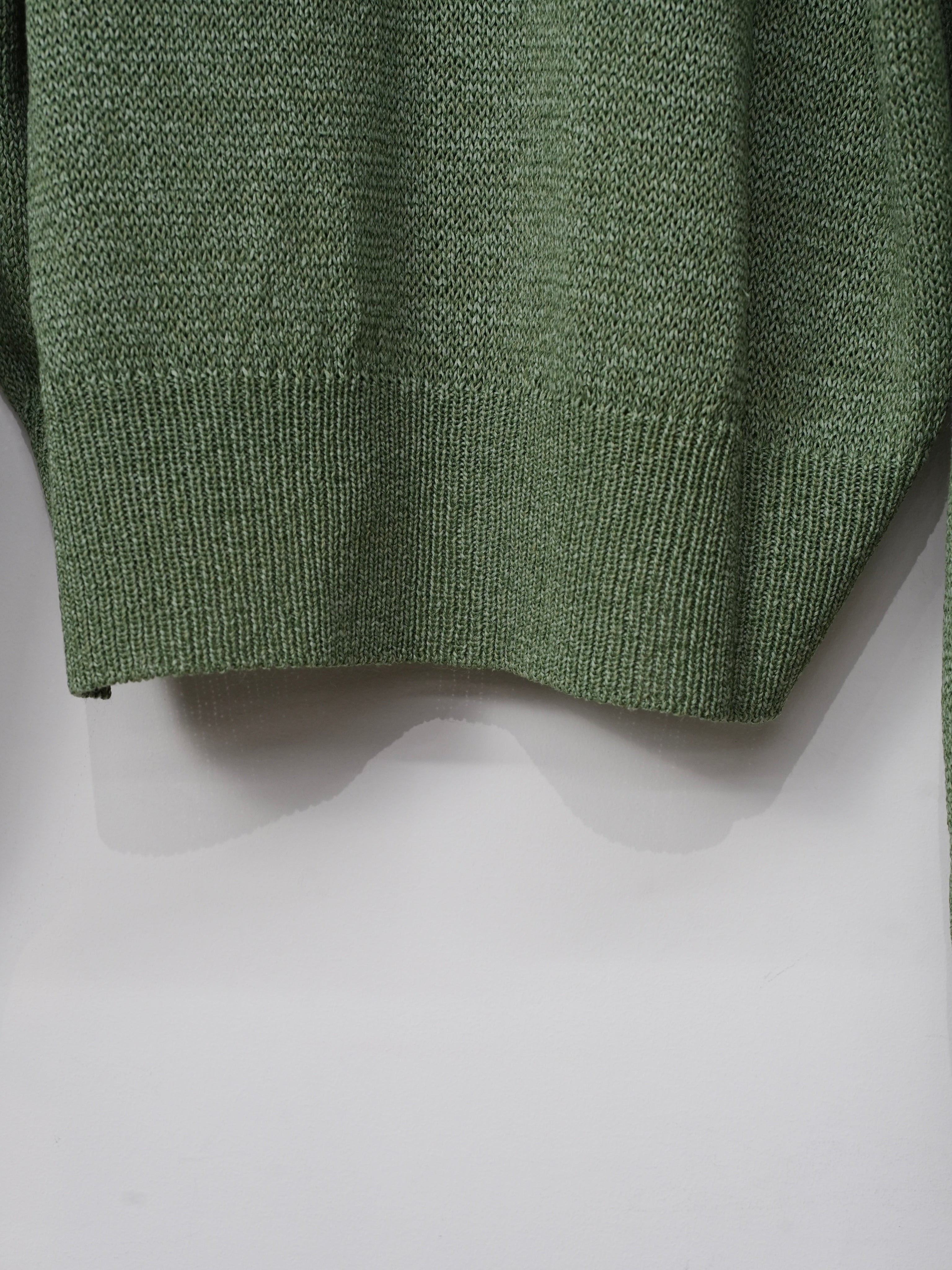 OVERSIZED WASHI PAPER SWEATER(Sauge)