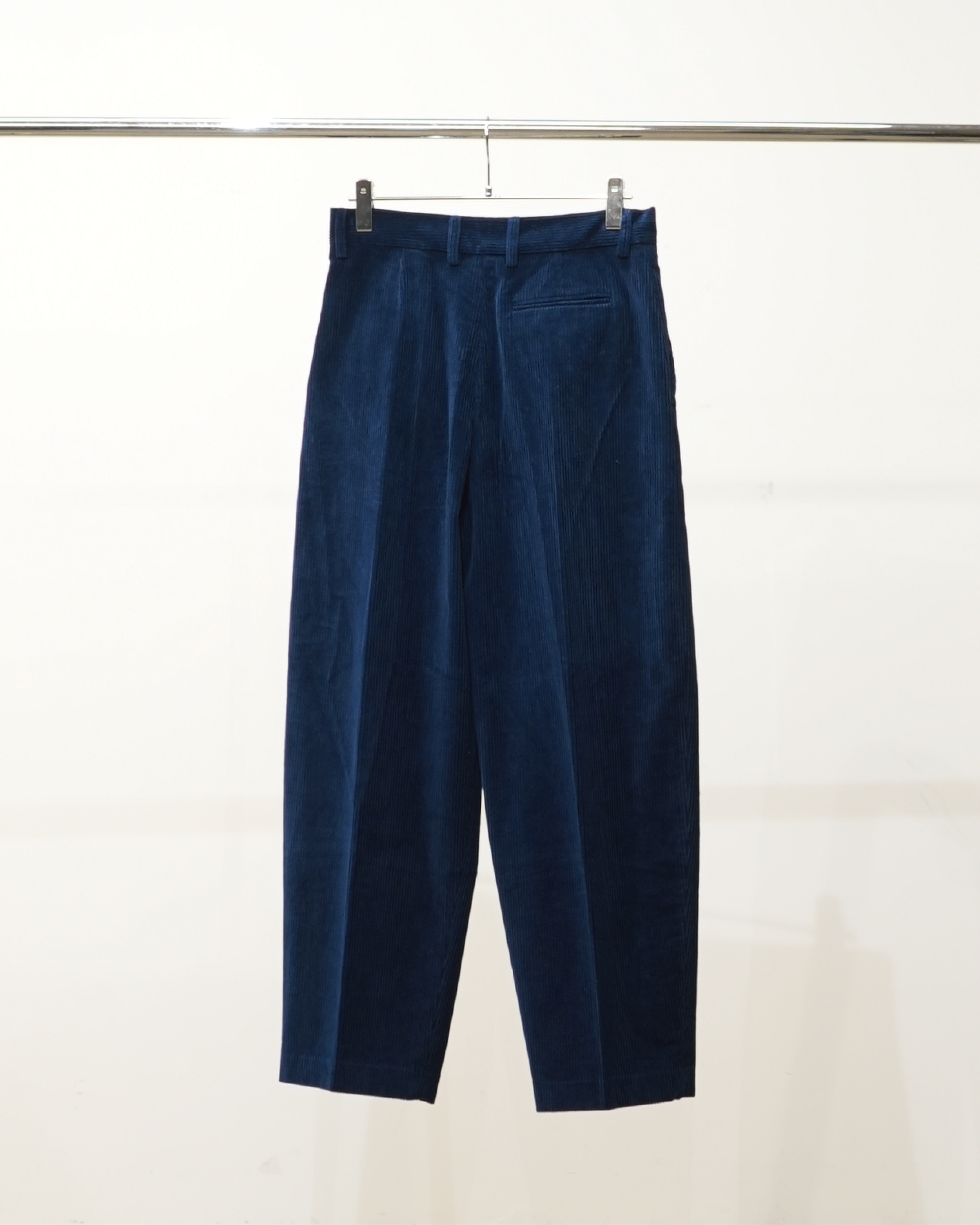 DOUBLE PLEATED WIDE PANTS(INDIGO)