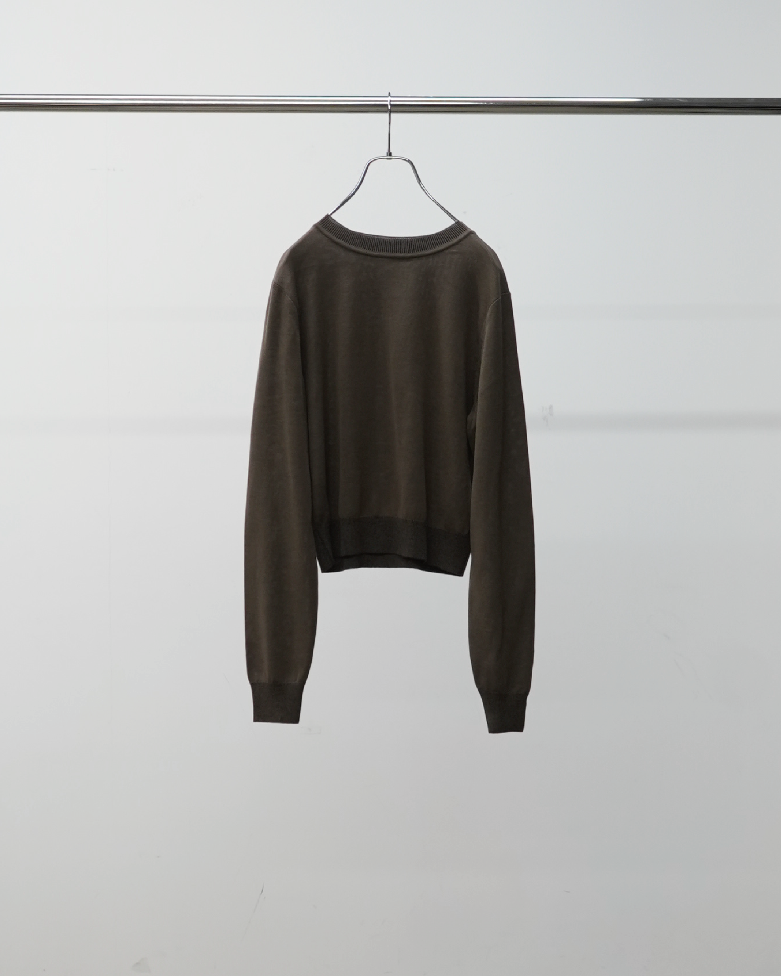 SMOOTH TENCEL WOOL KNIT LONG SLEEVES