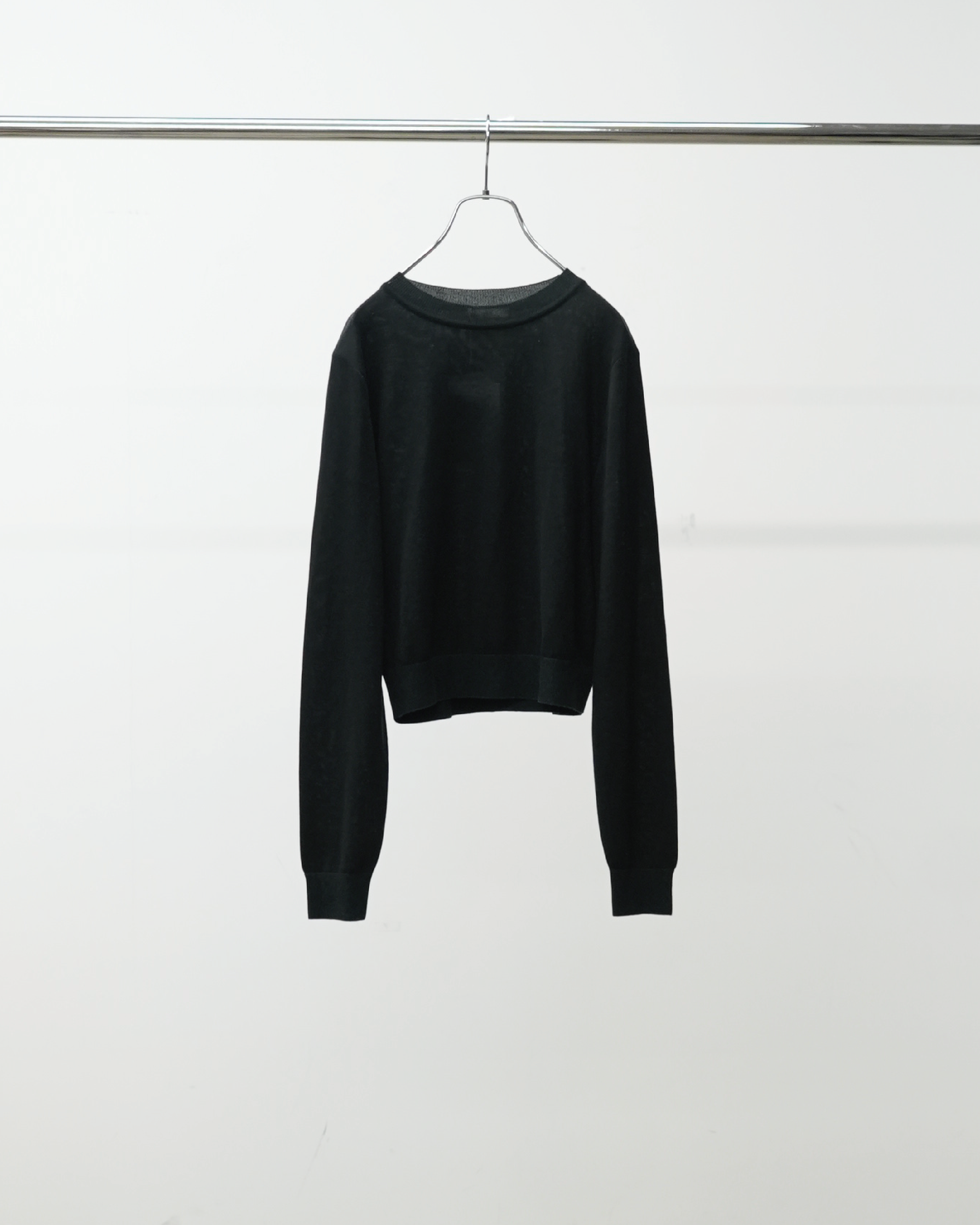 SMOOTH TENCEL WOOL KNIT LONG SLEEVES