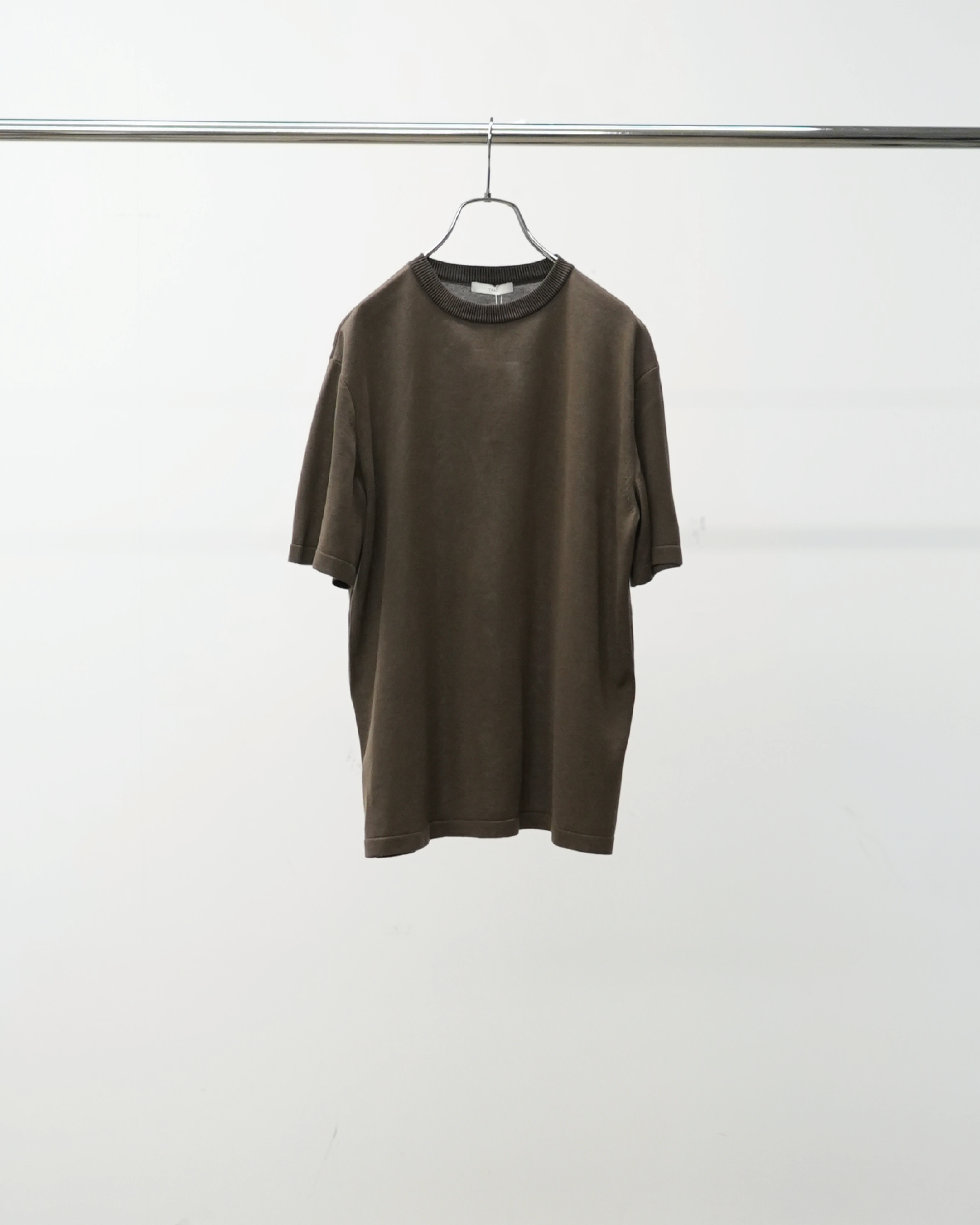 SMOOTH TENCEL WOOL KNIT TEE