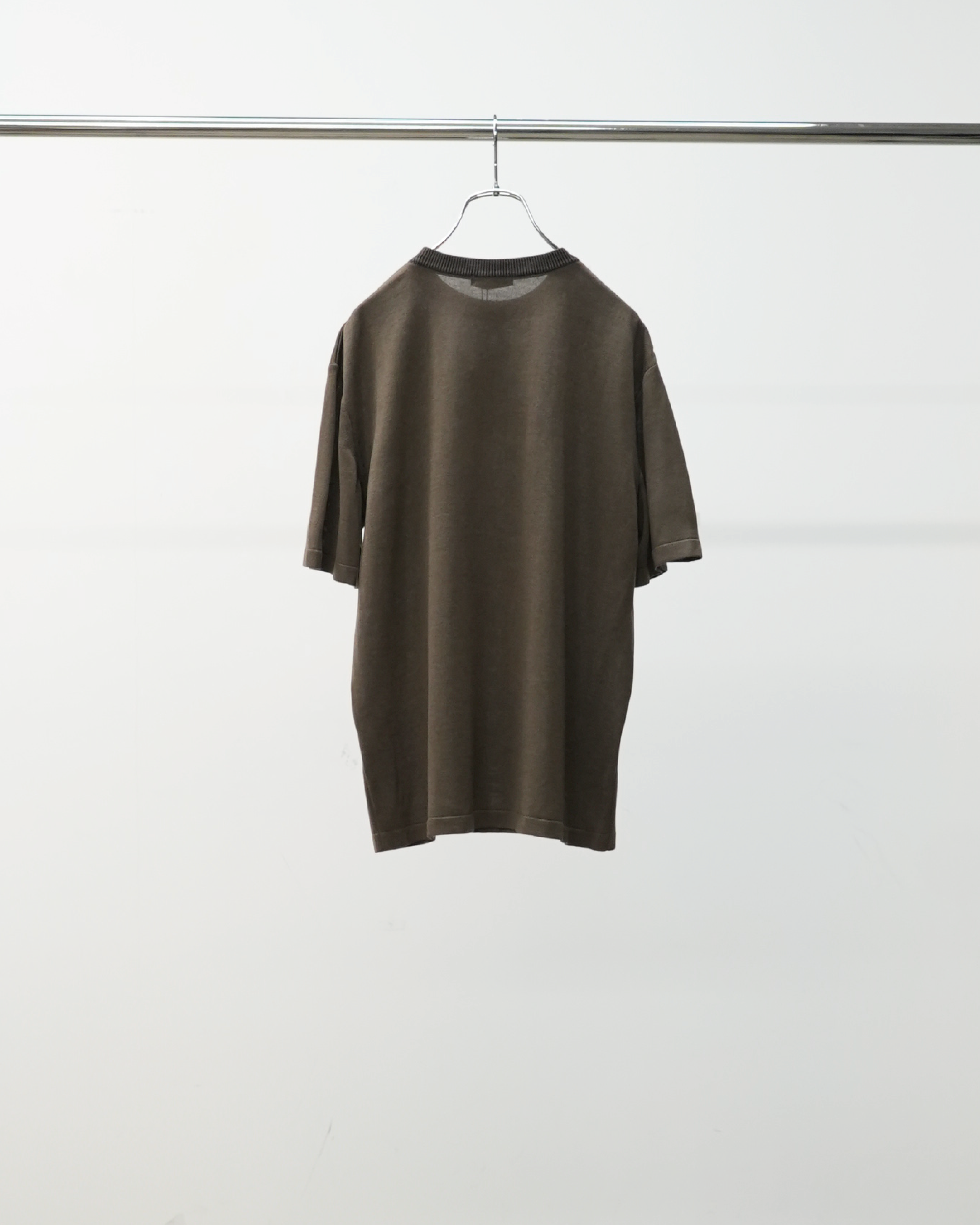 SMOOTH TENCEL WOOL KNIT TEE