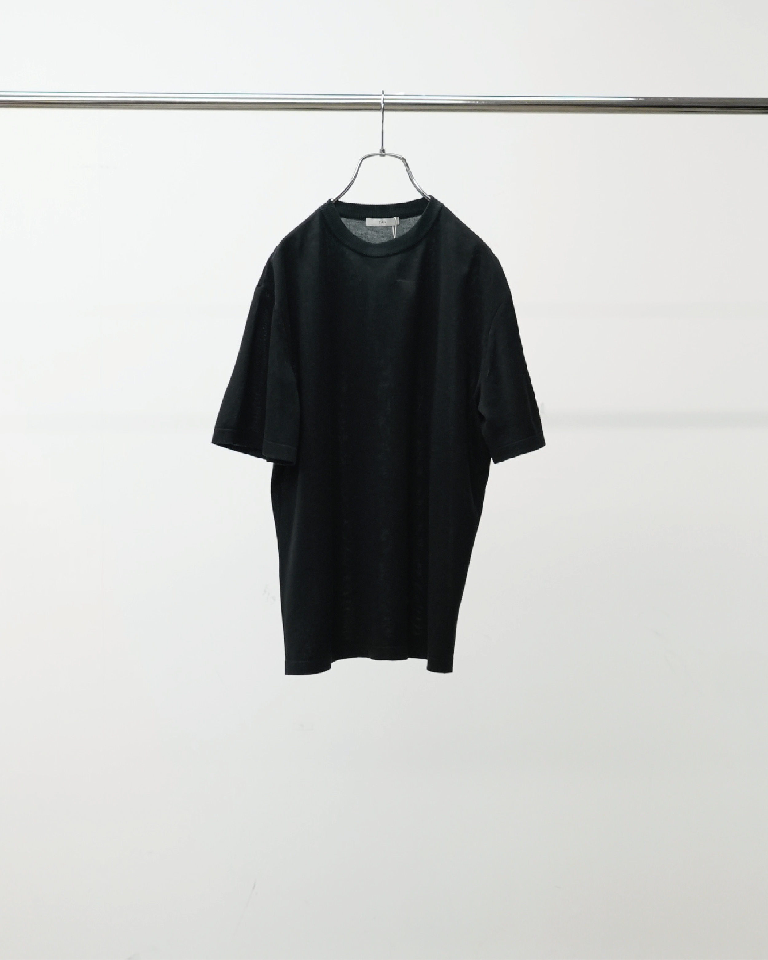 SMOOTH TENCEL WOOL KNIT TEE