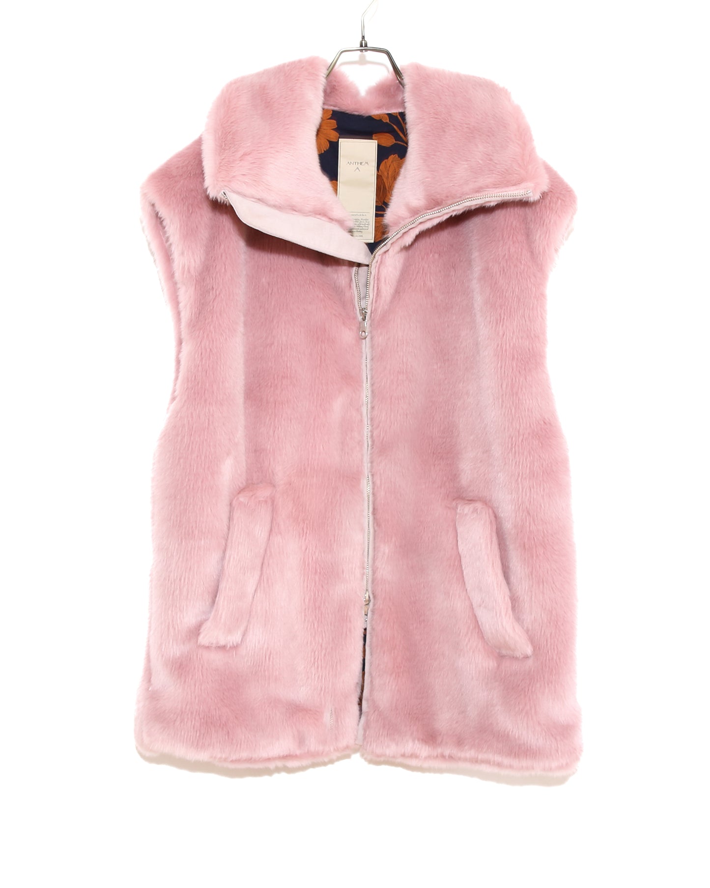 RABBIT FAUX-FUR VEST