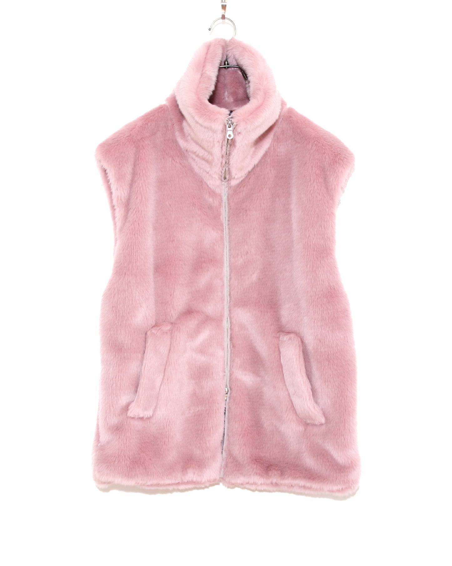 RABBIT FAUX-FUR VEST