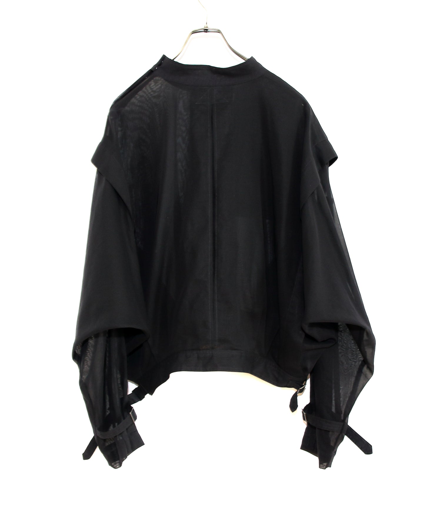 SHEER COTTON TRENCH DOLMAN TOPS