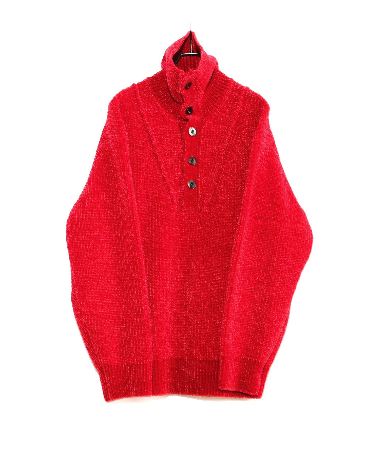 SQUISHY MOLE HIGH NECK PULLOVER(RED)