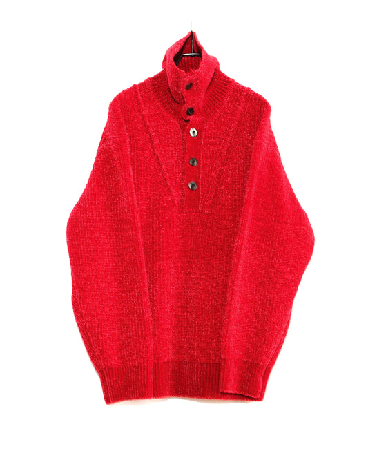 SQUISHY MOLE HIGH NECK PULLOVER(RED)