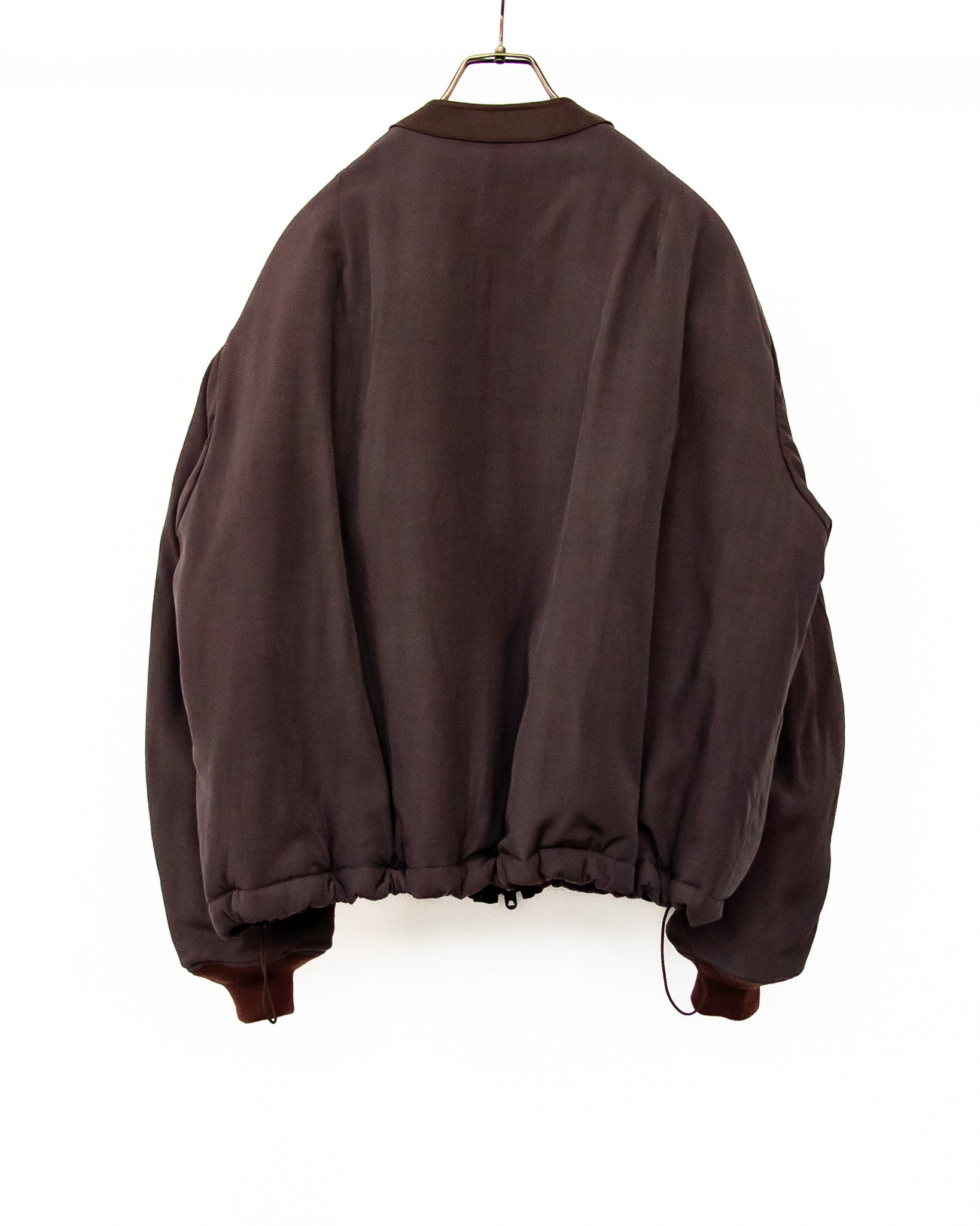 PIGMENT AND DYE PUFFER MILITARY BLOUSON