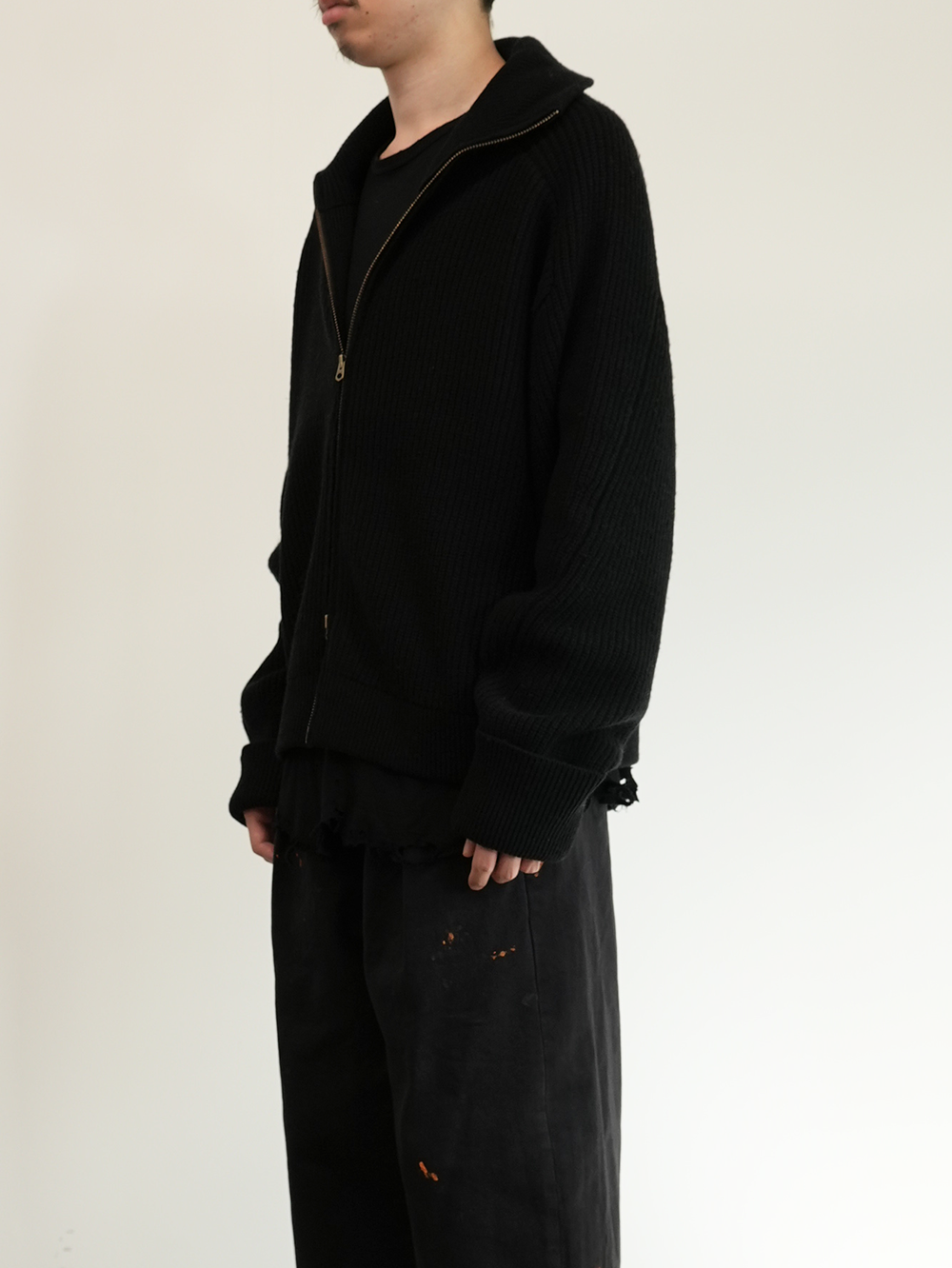 DRIVERS KNIT(BLACK)