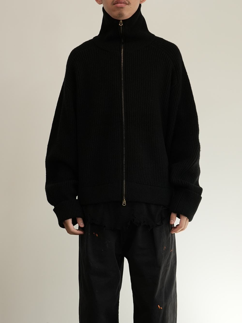 DRIVERS KNIT(BLACK)