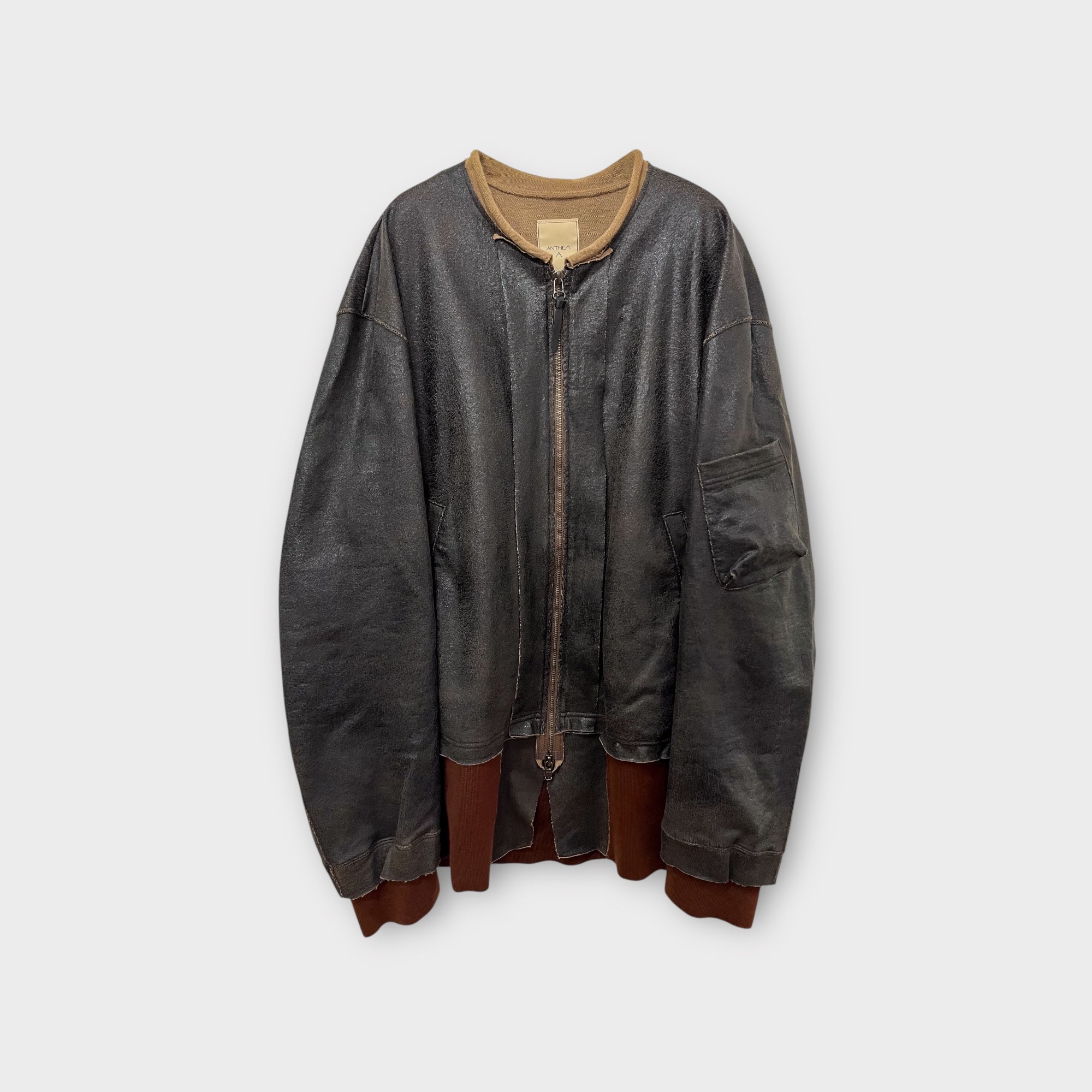 CRACK TERRY MILITARY BLOUSON