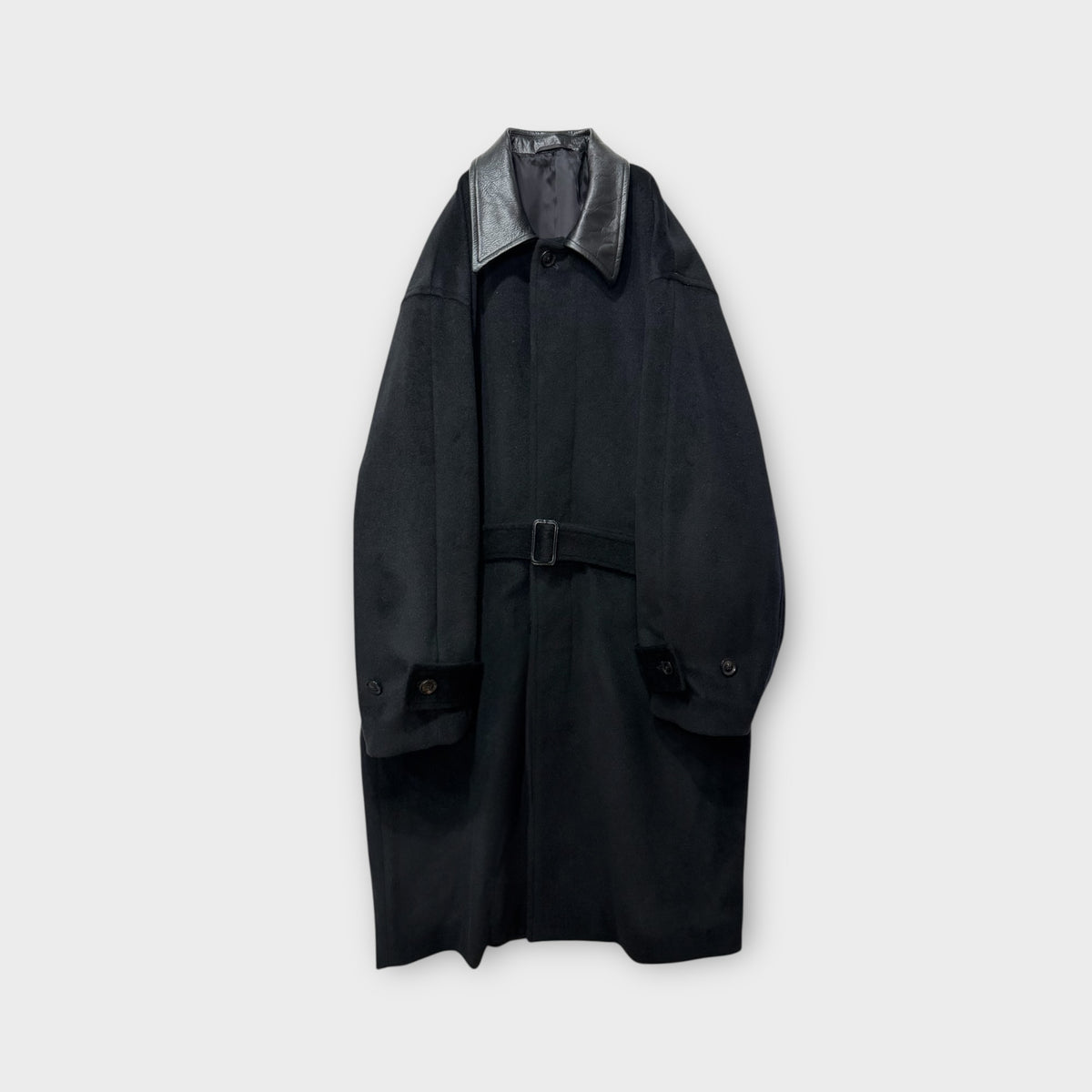 ANGOLA WOOL BALMACAN COAT